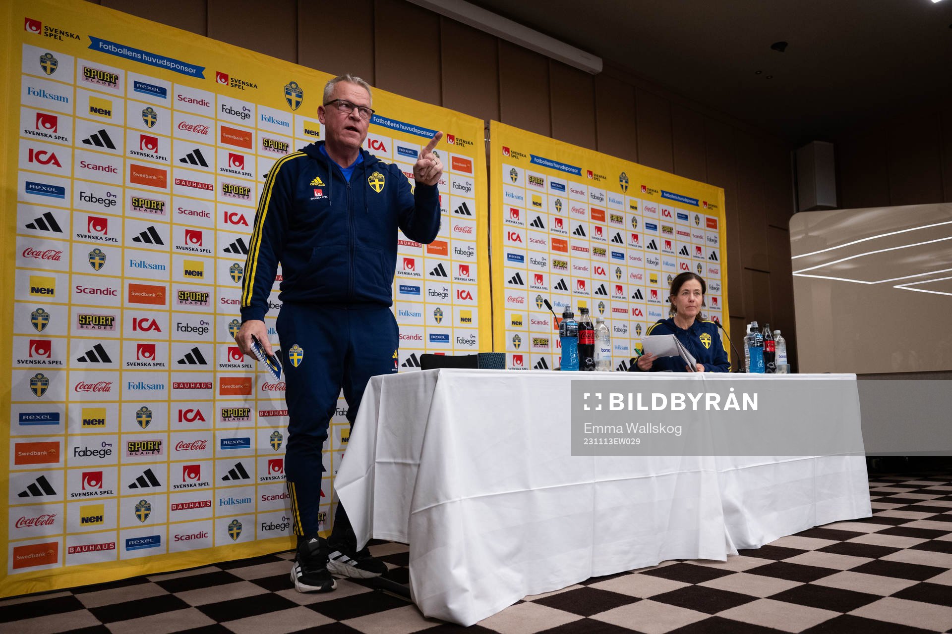 Janne Andersson, head coach of the Swedish national