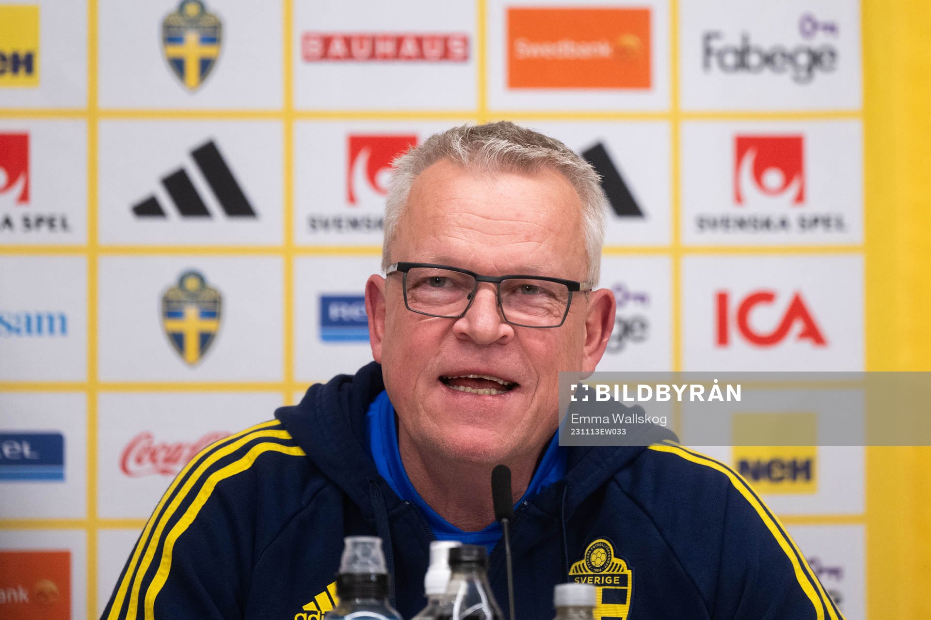 Janne Andersson, head coach of the Swedish national