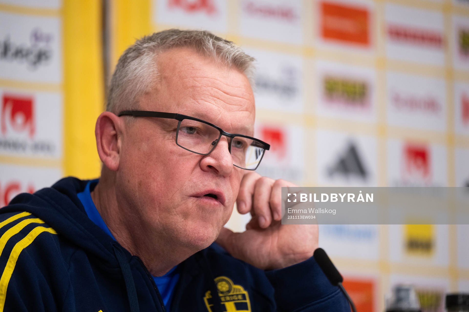 Janne Andersson, head coach of the Swedish national