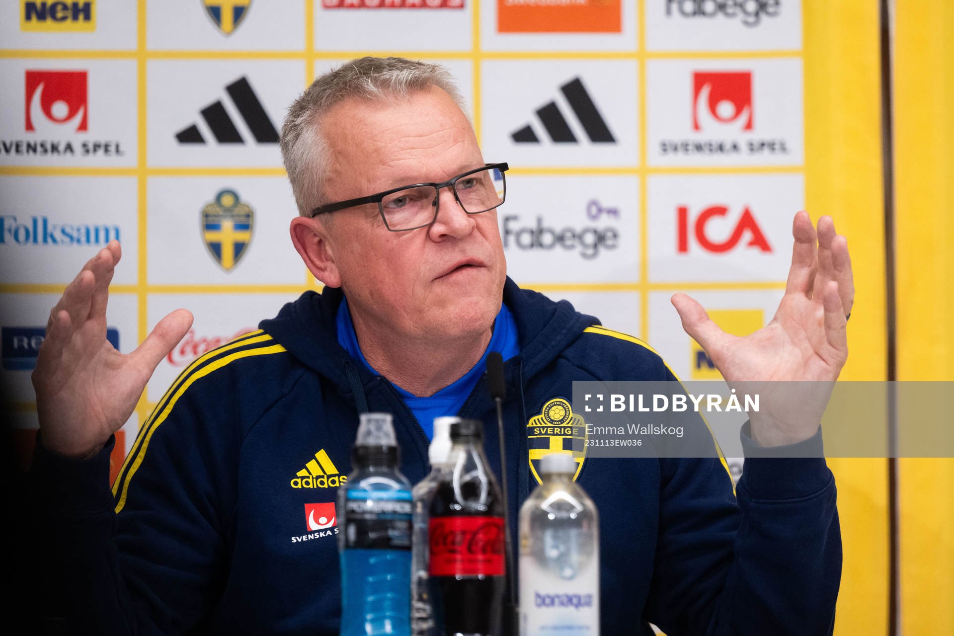 Janne Andersson, head coach of the Swedish national