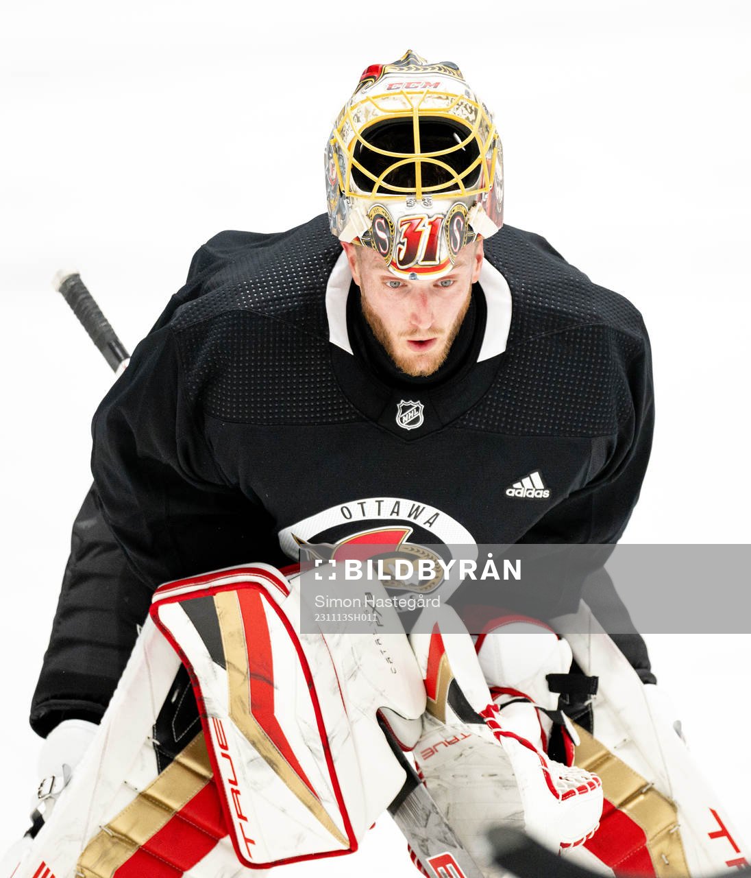 Goaltender Anton Forsberg