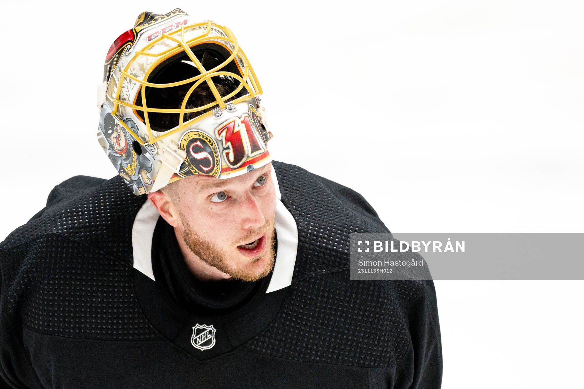 Goaltender Anton Forsberg