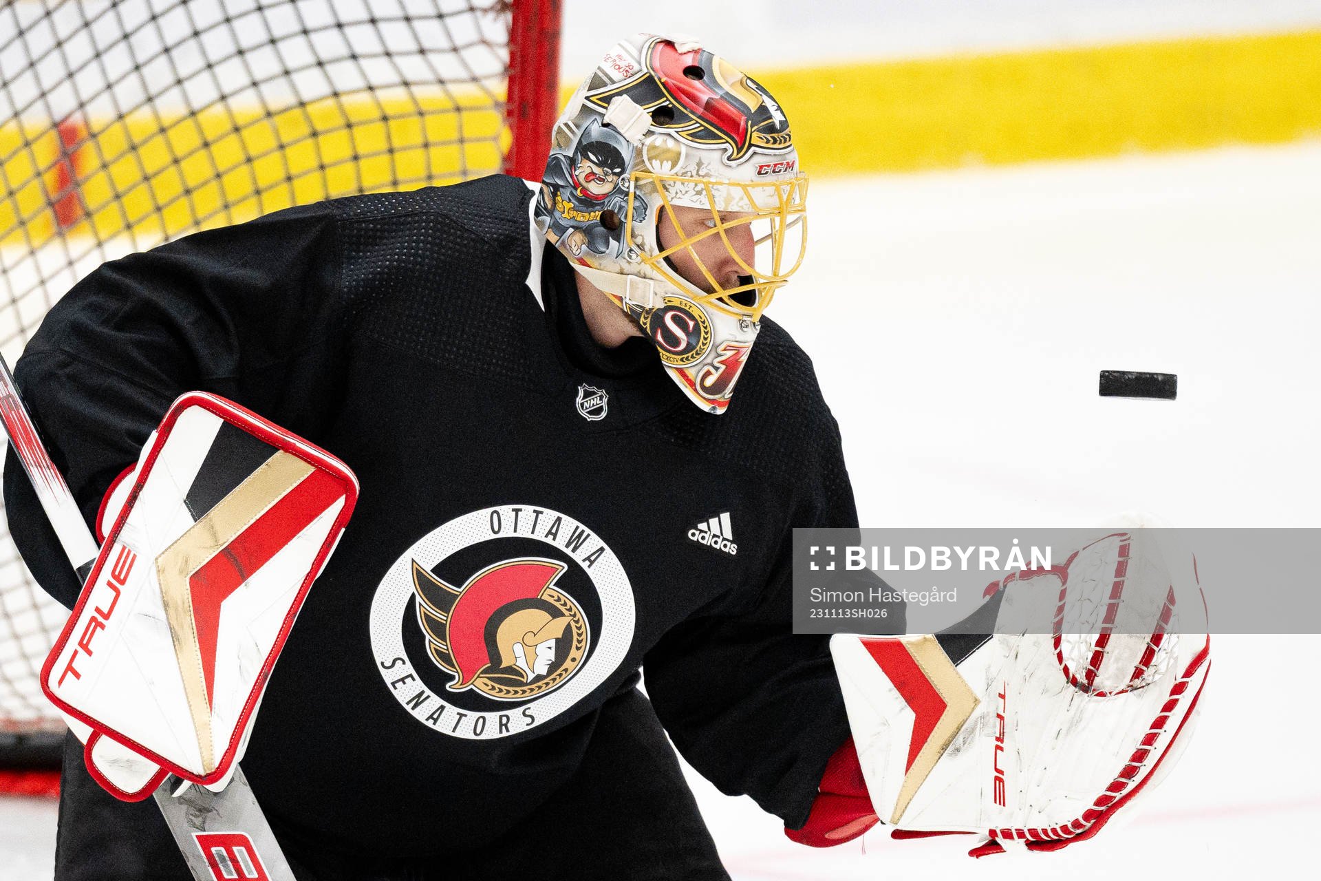 Goaltender Anton Forsberg