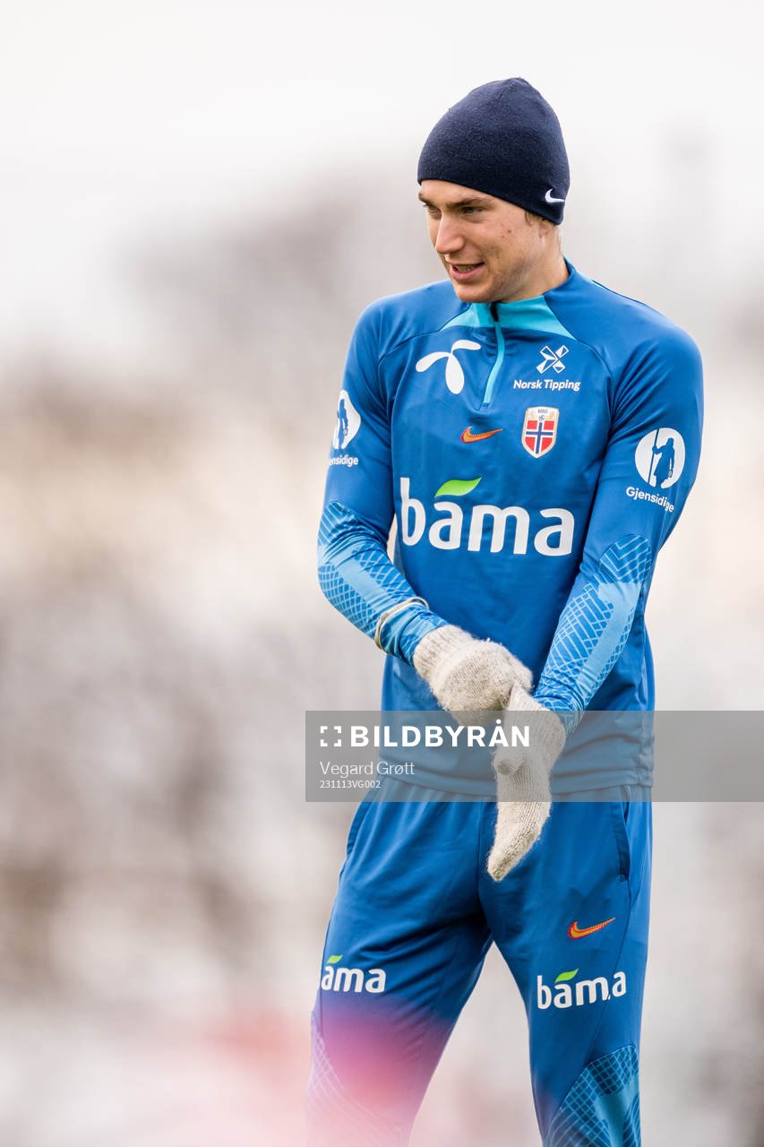 Kristian Thorstvedt of the Norwegian national football team