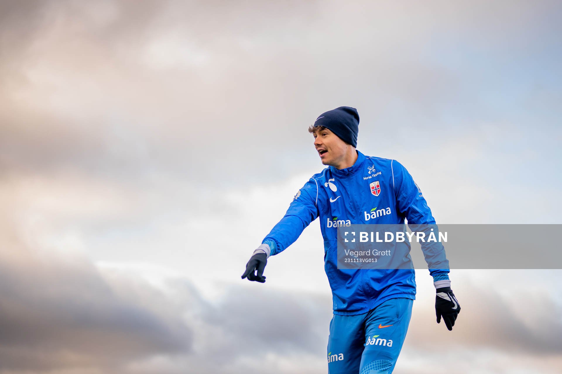 Jørgen Strand Larsen of the Norwegian national football