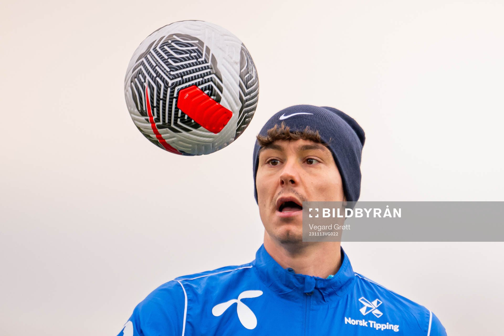 Jørgen Strand Larsen of the Norwegian national football