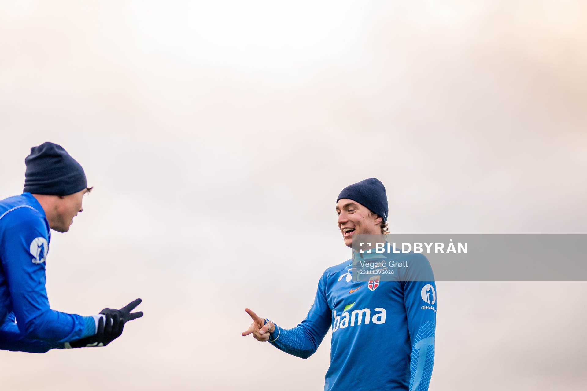 Jørgen Strand Larsen and Kristian Thorstvedt of the