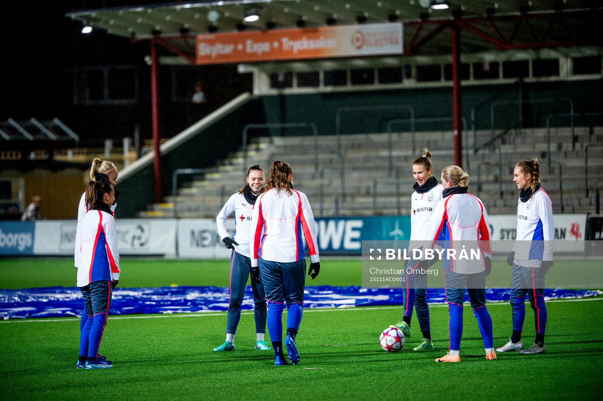 The players of FC Rosengård