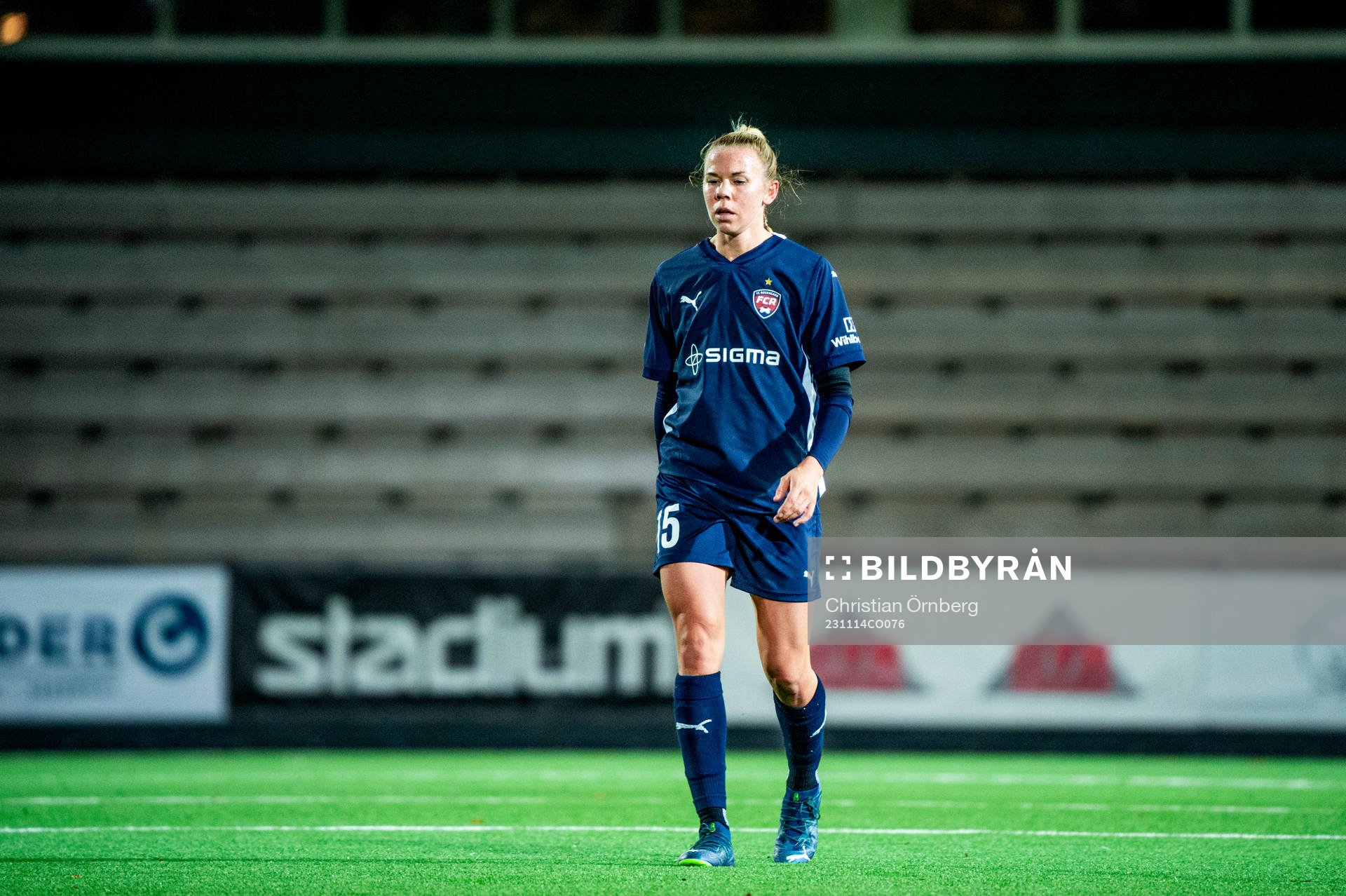 Jessica Wik of FC Rosengård looks dejected