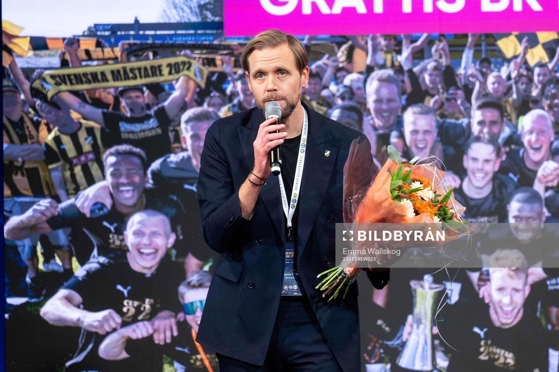 Marcus Jodin, BK Häcken, hyllas för guld i Svenska Cupen