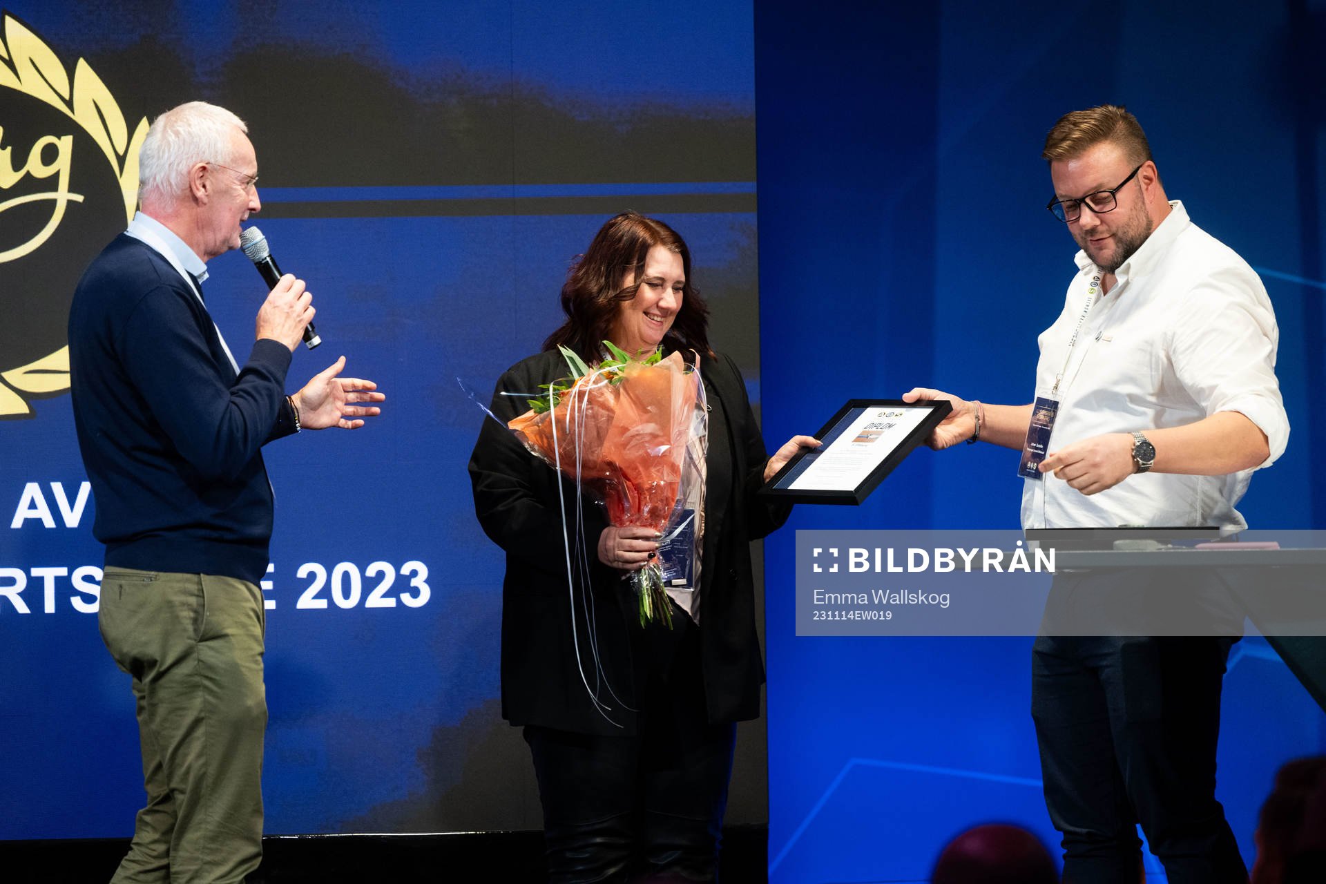 Per Eliasson, Chef Delegater Svensk Elitfotboll, delar ut