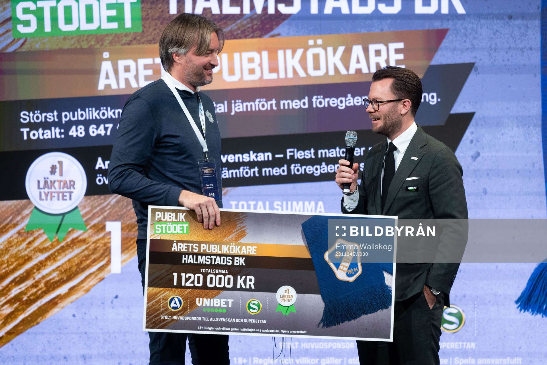 Peter Åberg, Föreningsadministratör Halmstad BK, tar