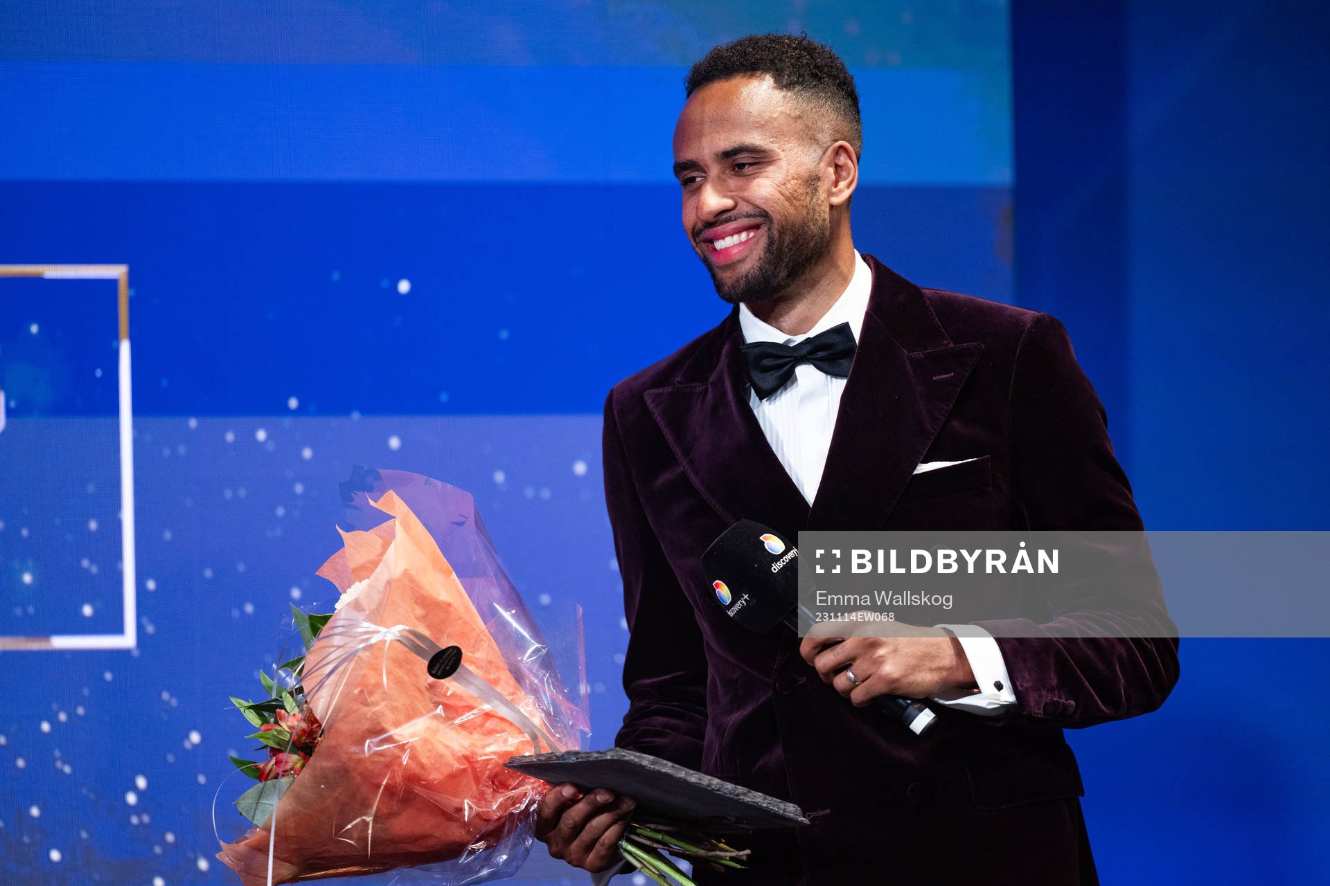 Isaac Kiese Thelin, Malmö FF, tar emot pris som Årets