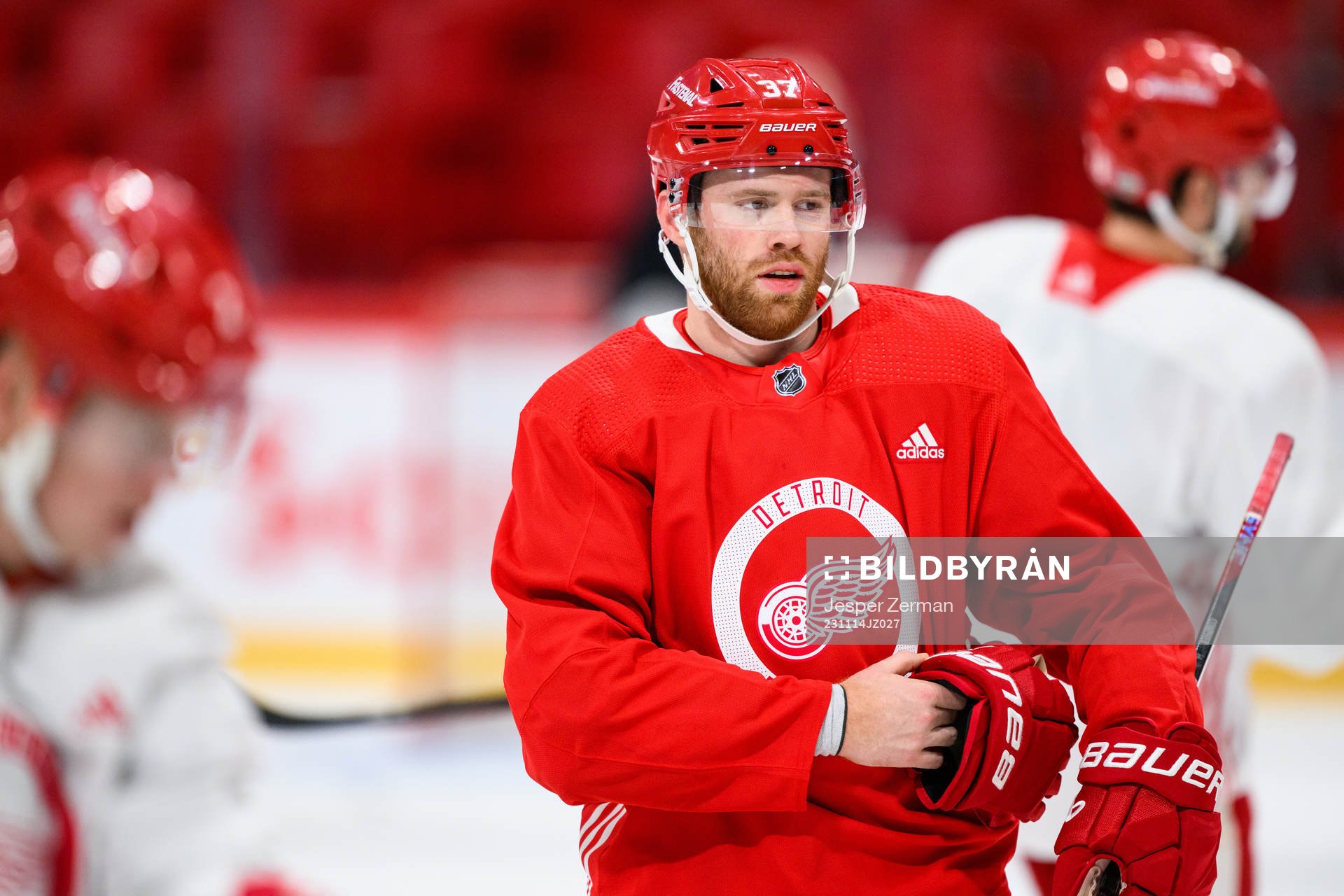 J.T. Compher of Detroit Red Wings
