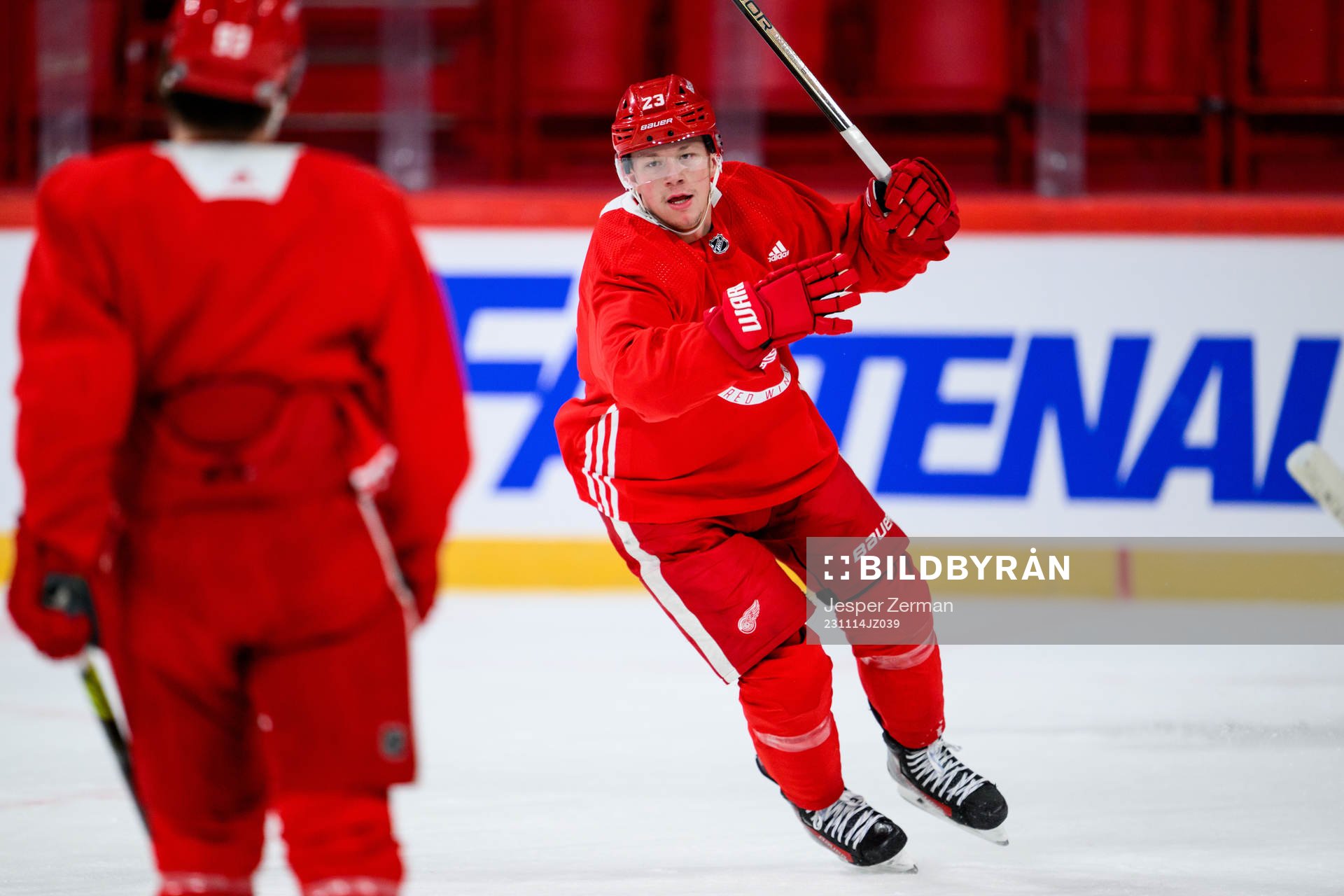 Lucas Raymond of Detroit Red Wings