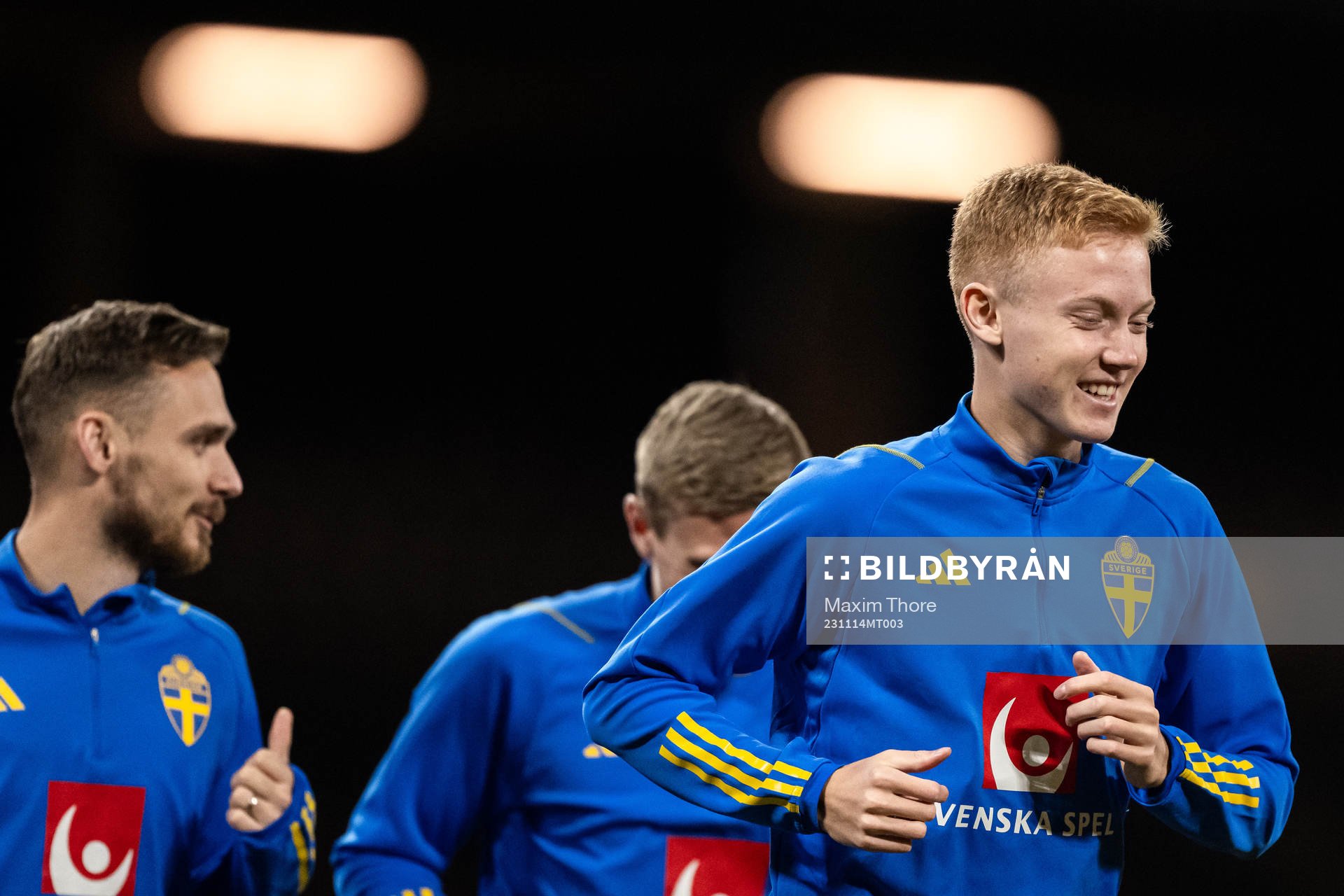 Hugo Larsson of the Swedish national football team