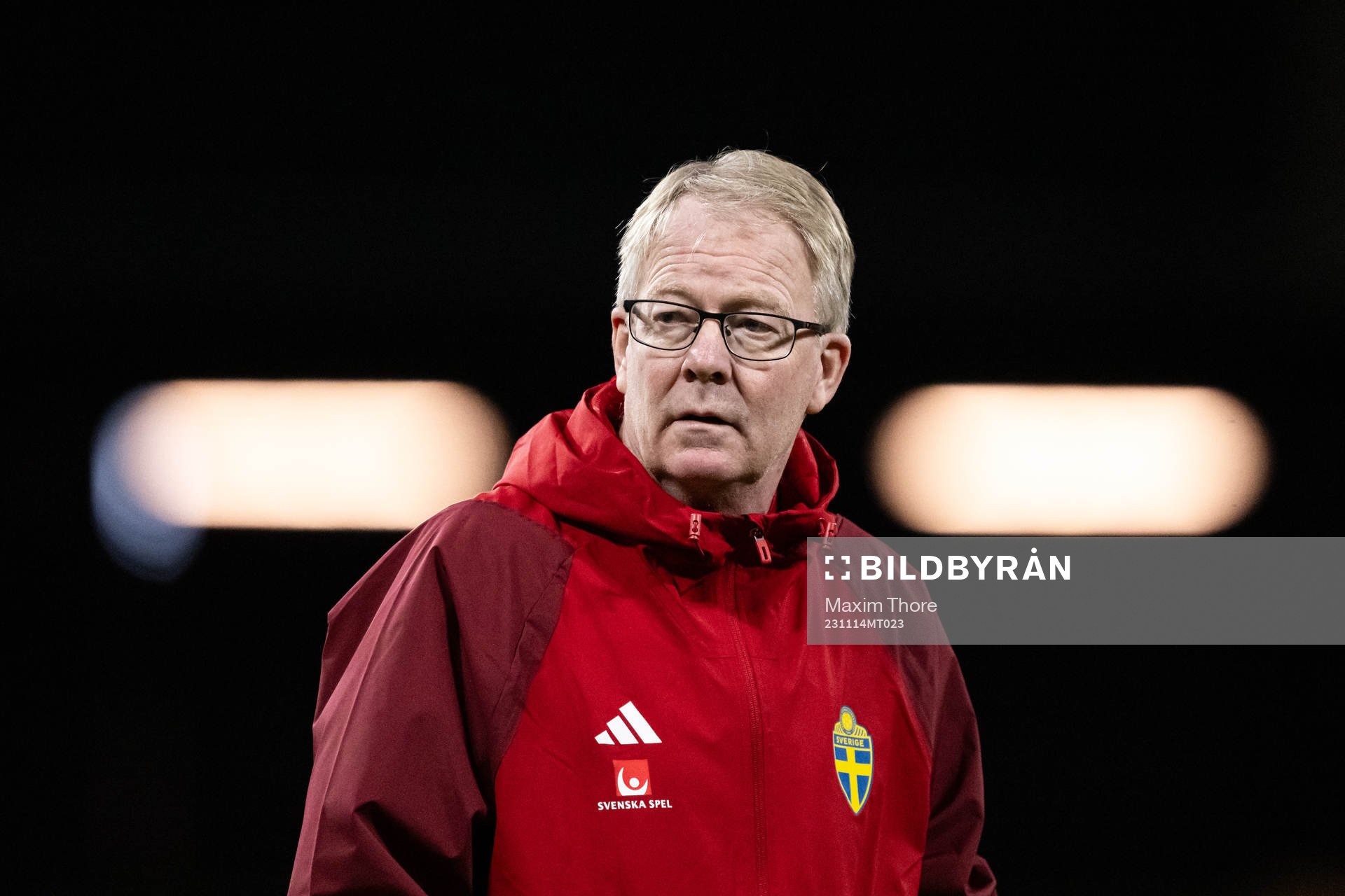 Lasse Jacobsson, scout, of the Swedish national football