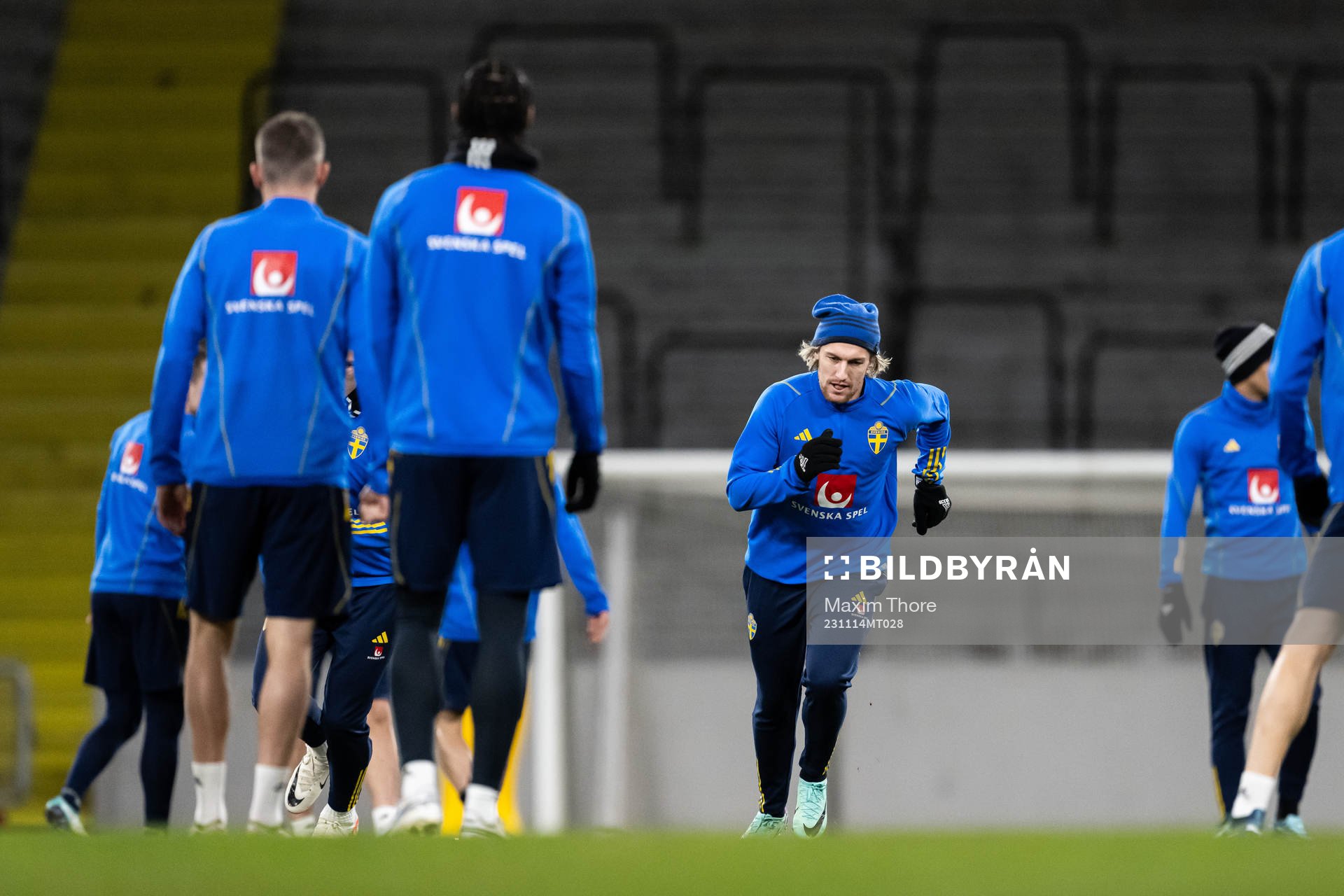 Emil Forsberg of the Swedish national football team