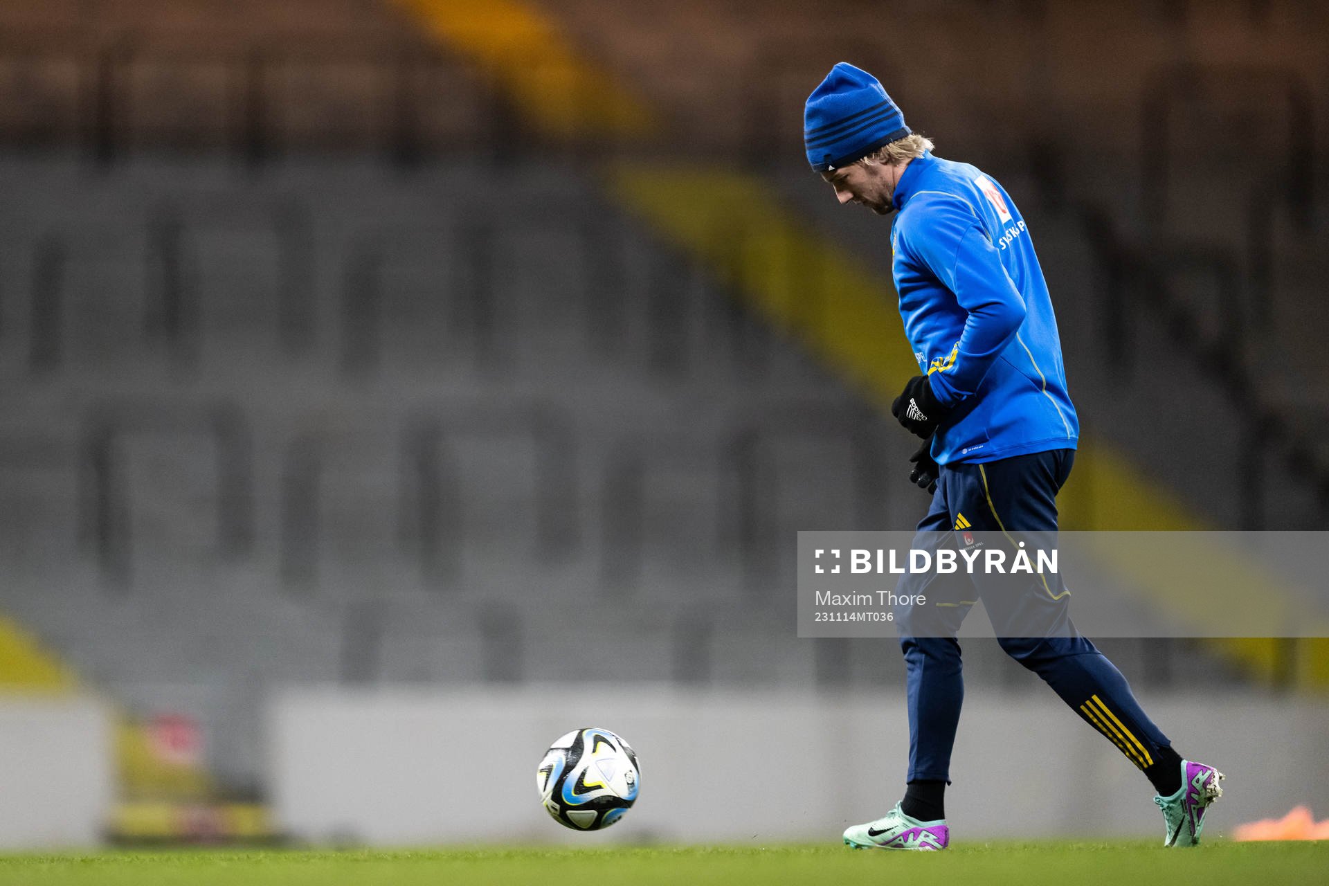 Emil Forsberg of the Swedish national football team