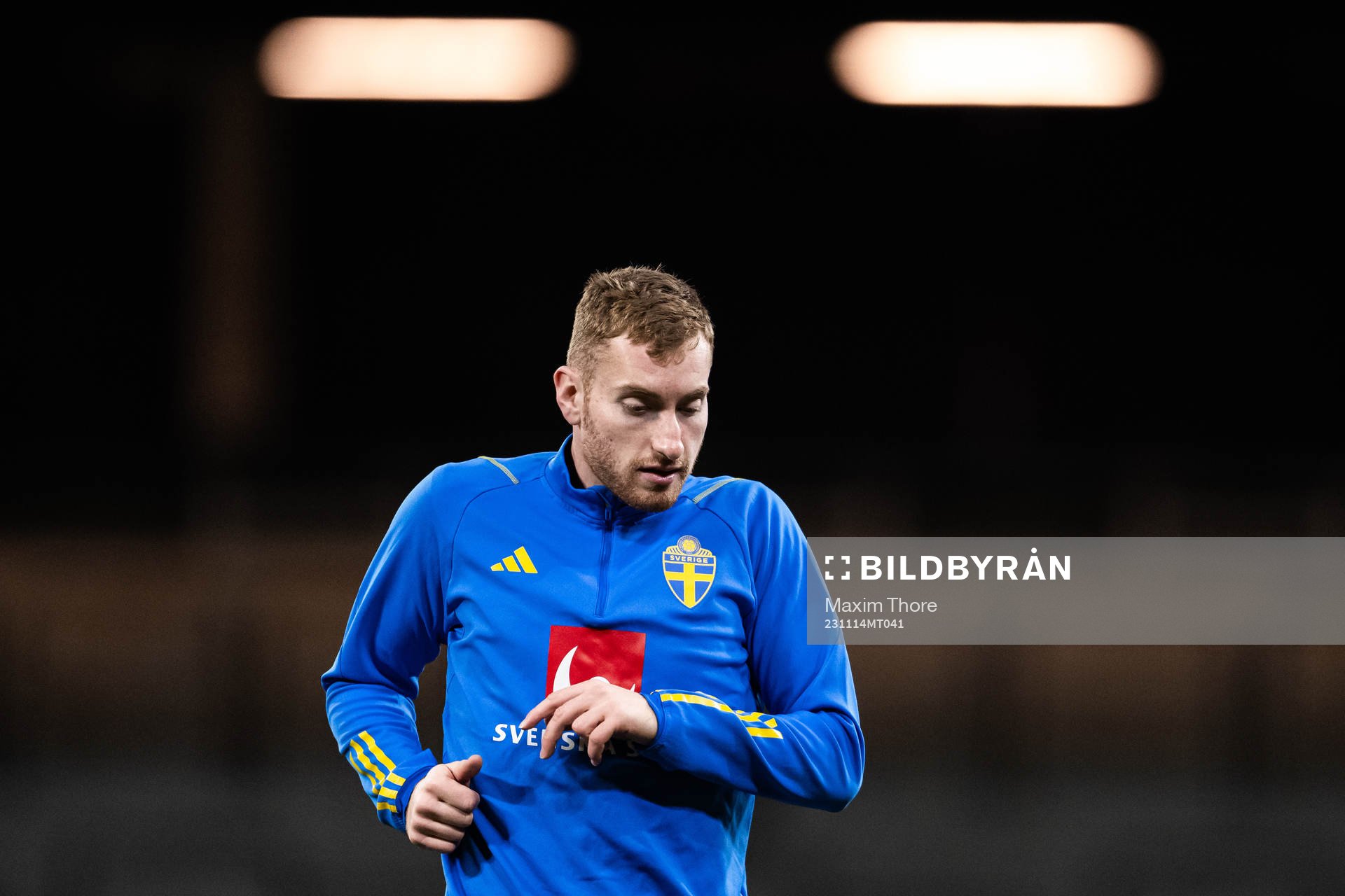 Dejan Kulusevski of the Swedish national football team