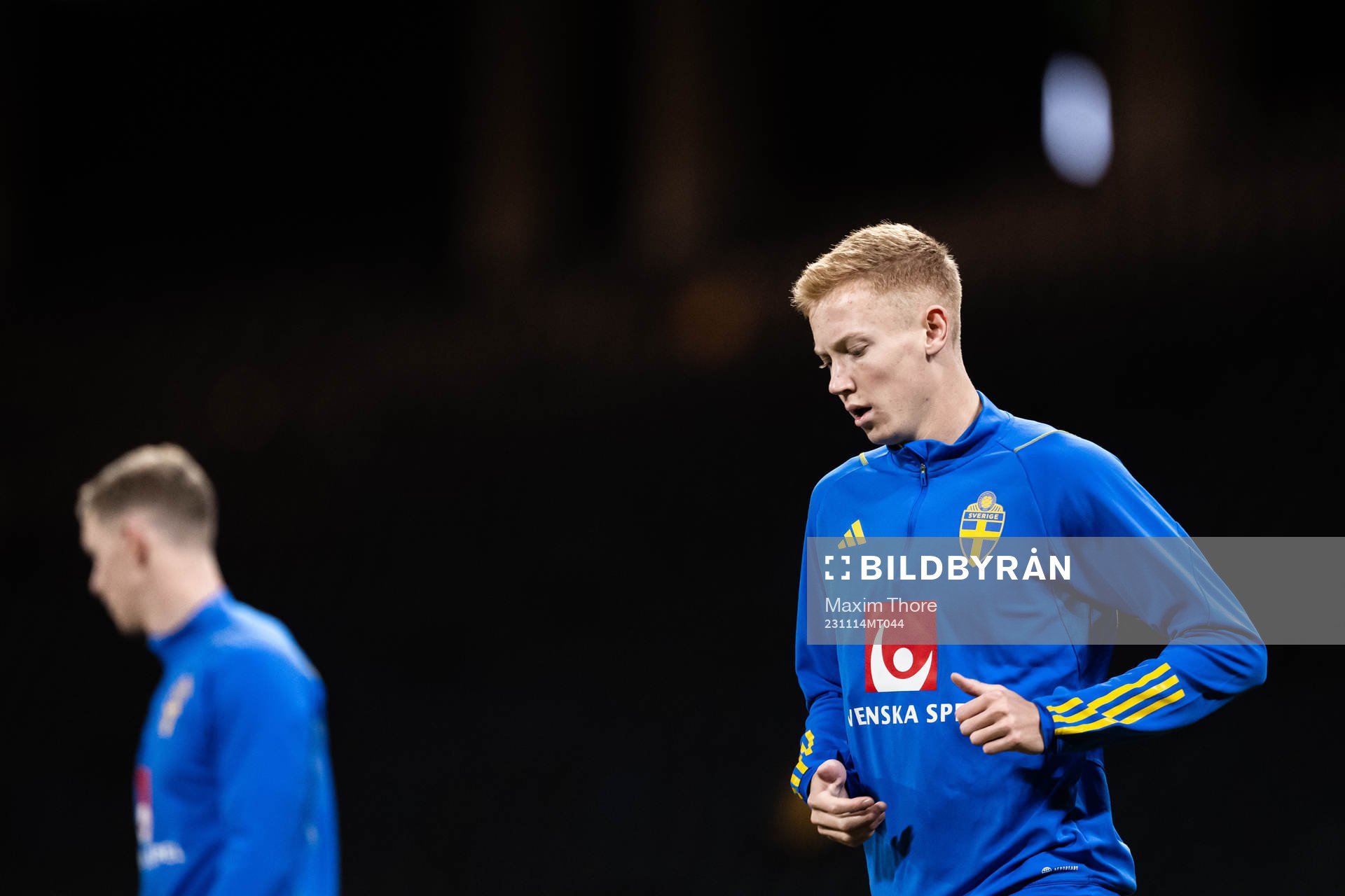 Hugo Larsson of the Swedish national football team