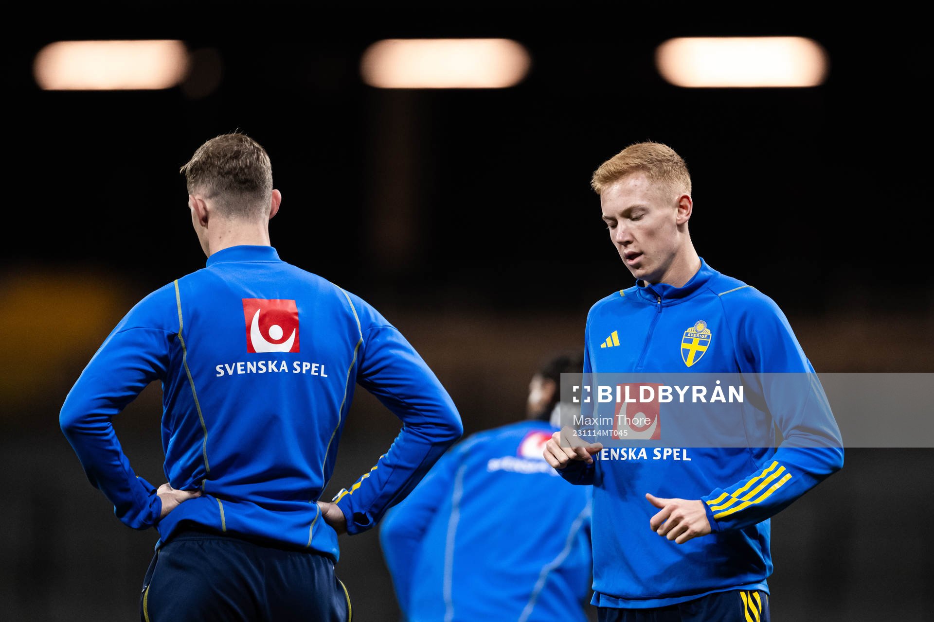 Hugo Larsson of the Swedish national football team