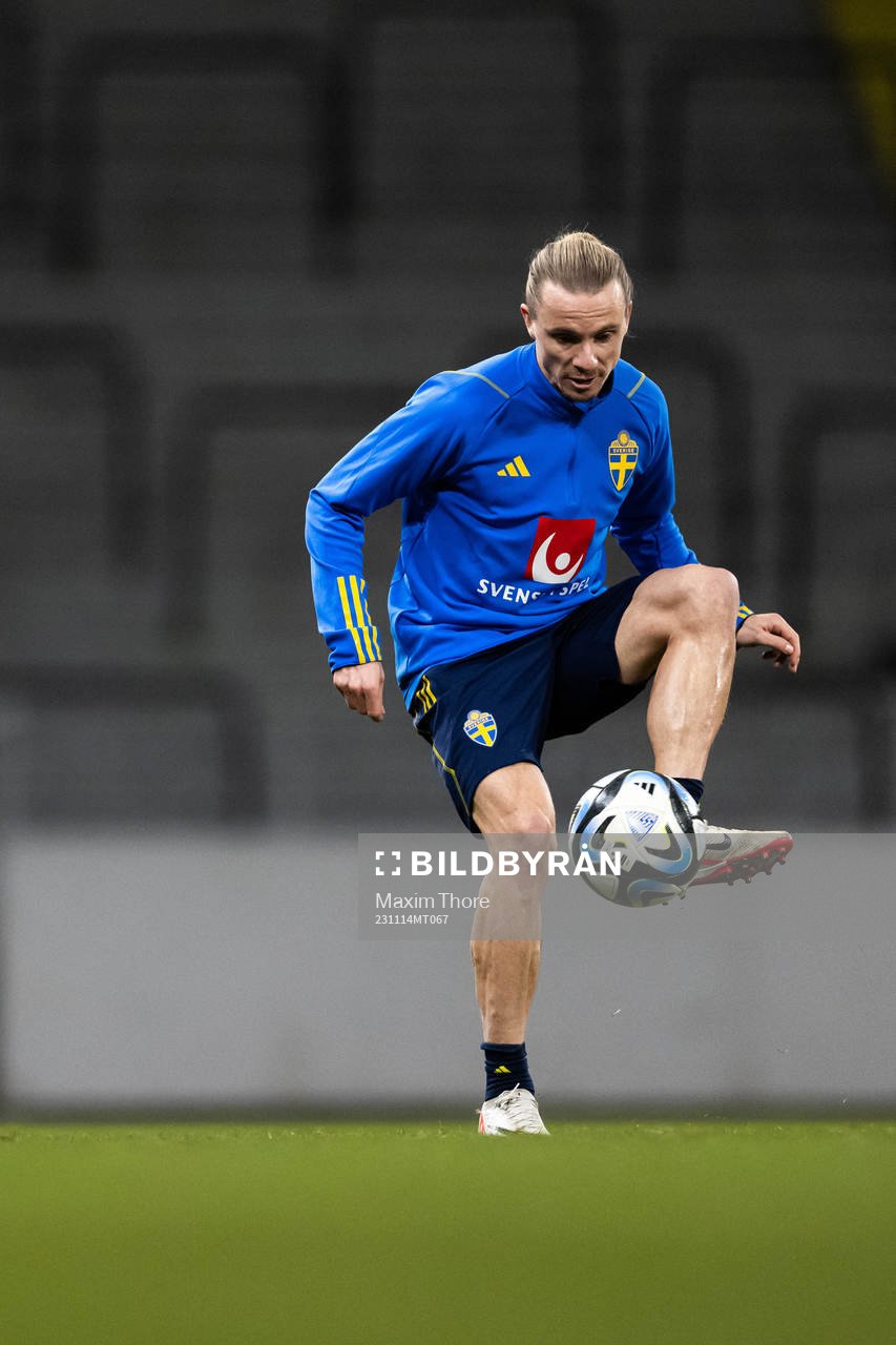 Niklas Hult of the Swedish national football team