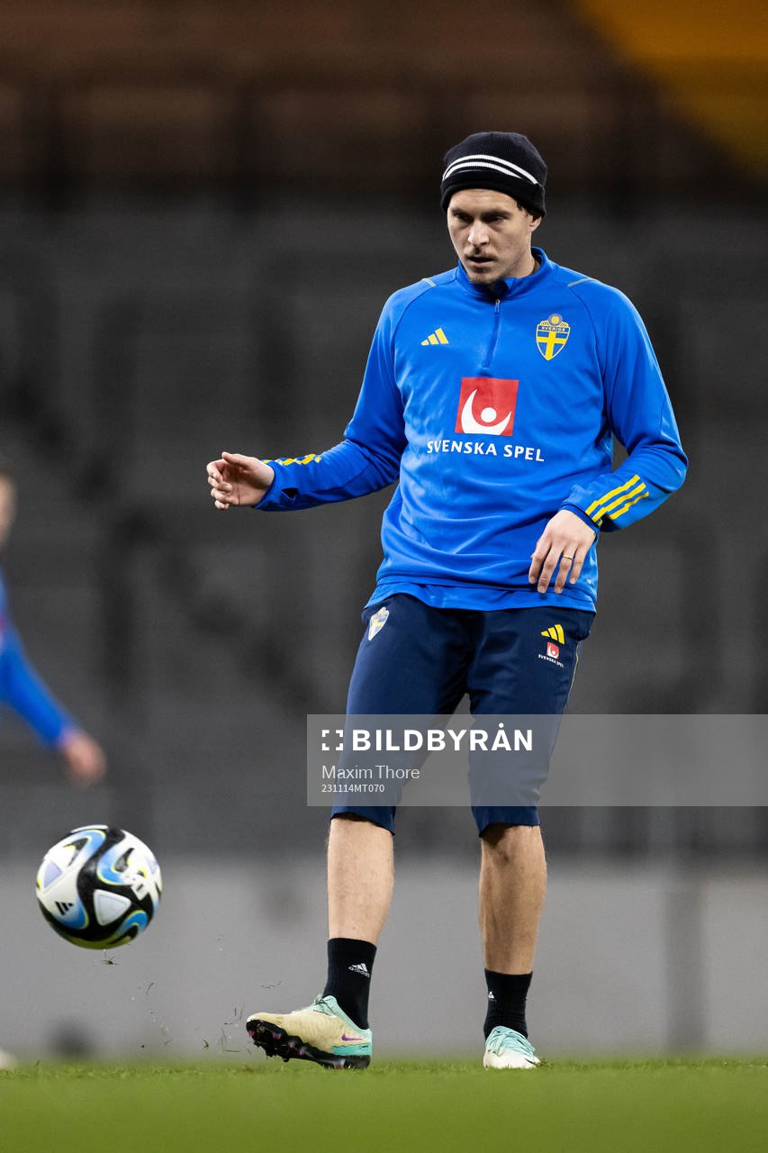 Victor Nilsson Lindelöf of the Swedish national football