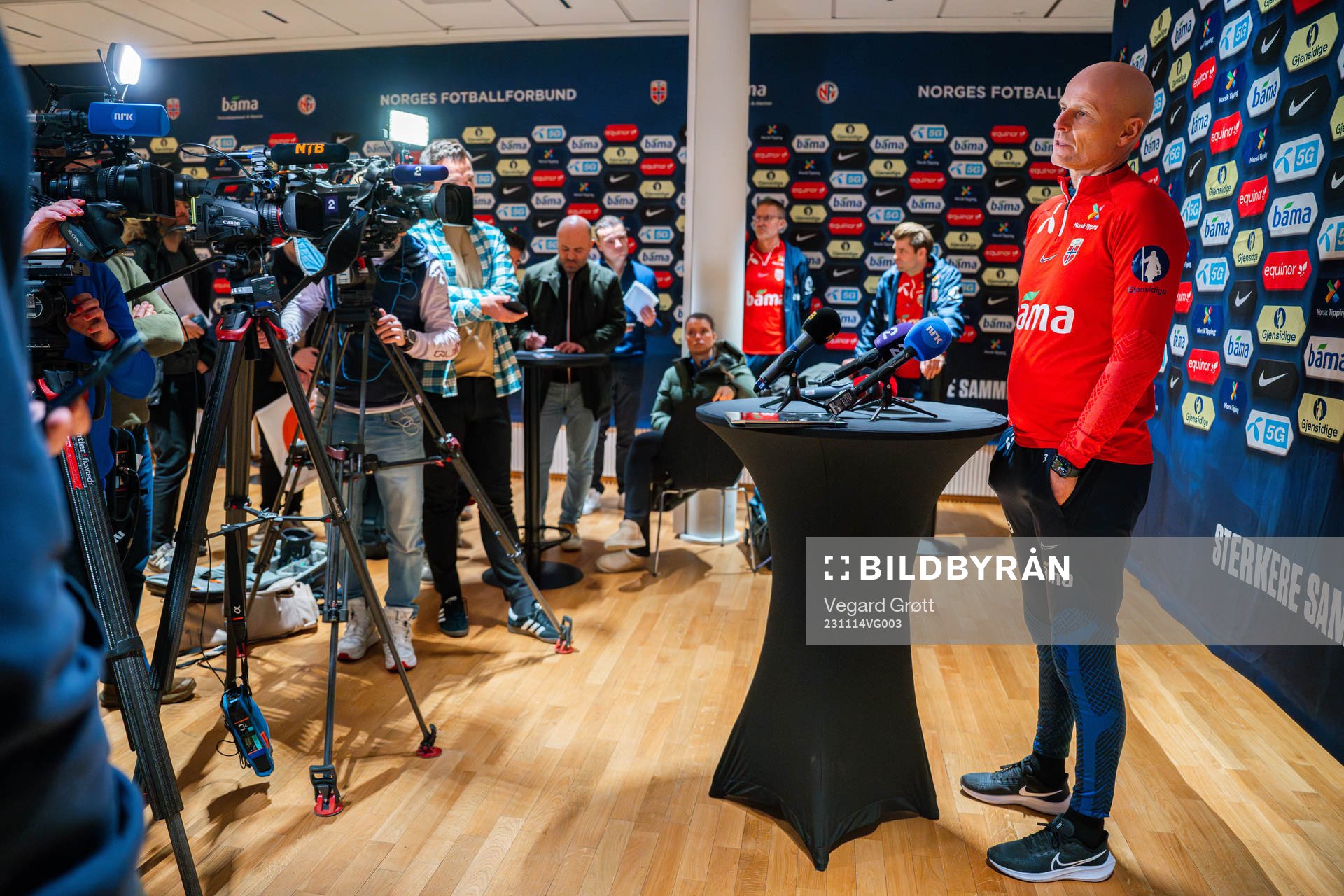 Ståle Solbakken, head coach of the Norwegian national