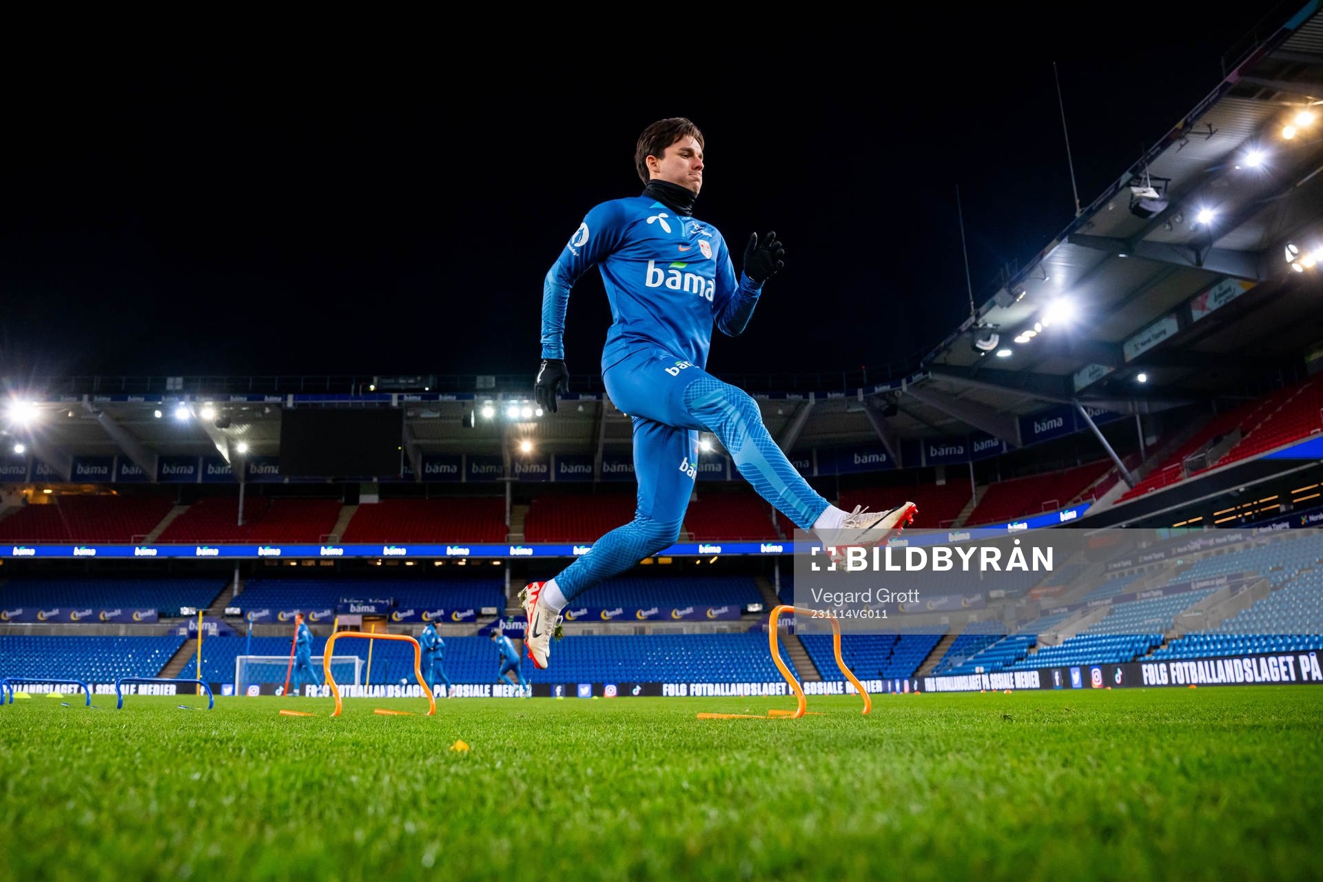 Hugo Vetlesen of the Norwegian national football team