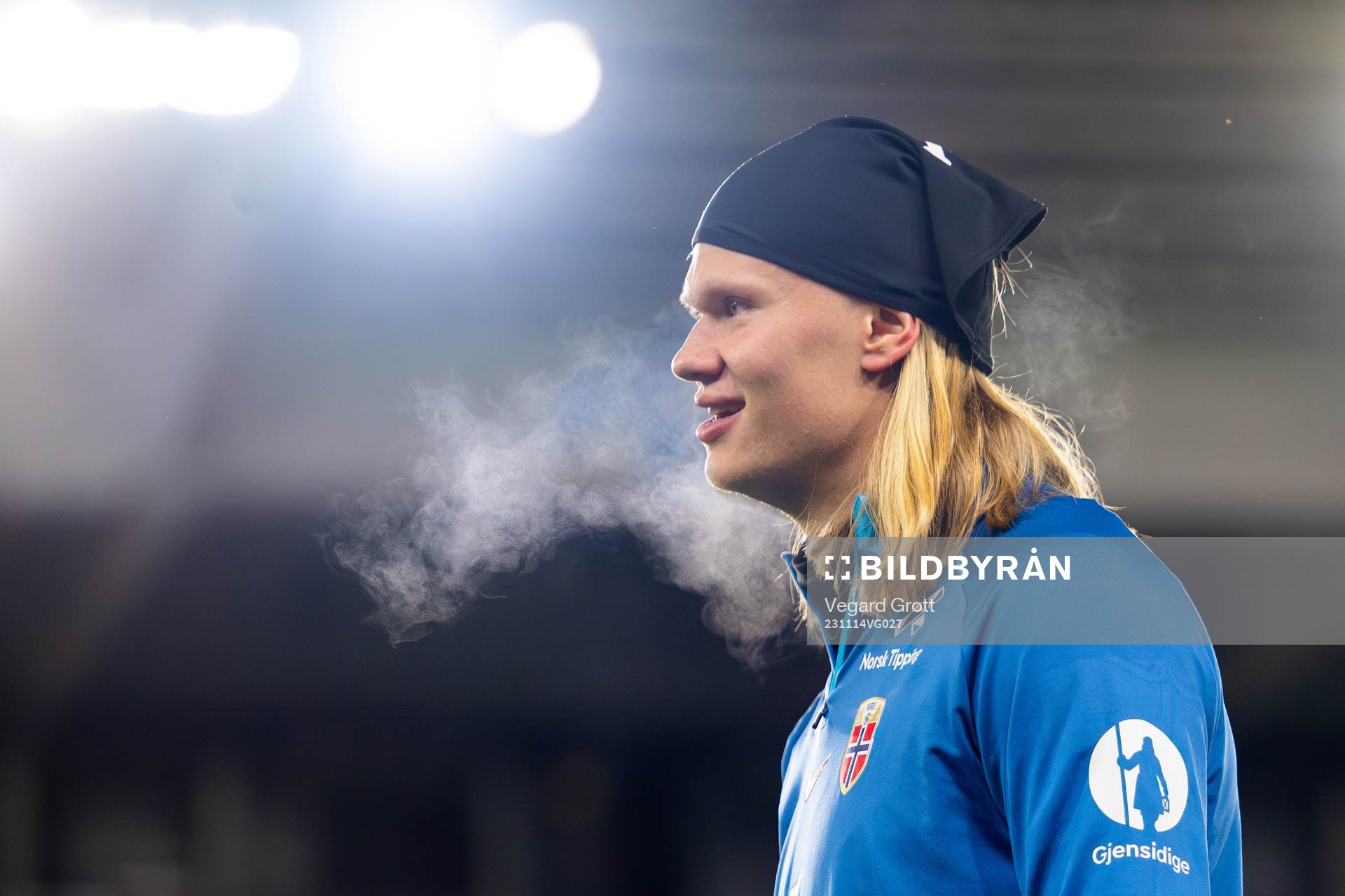 Erling Braut Haaland of the Norwegian national football team