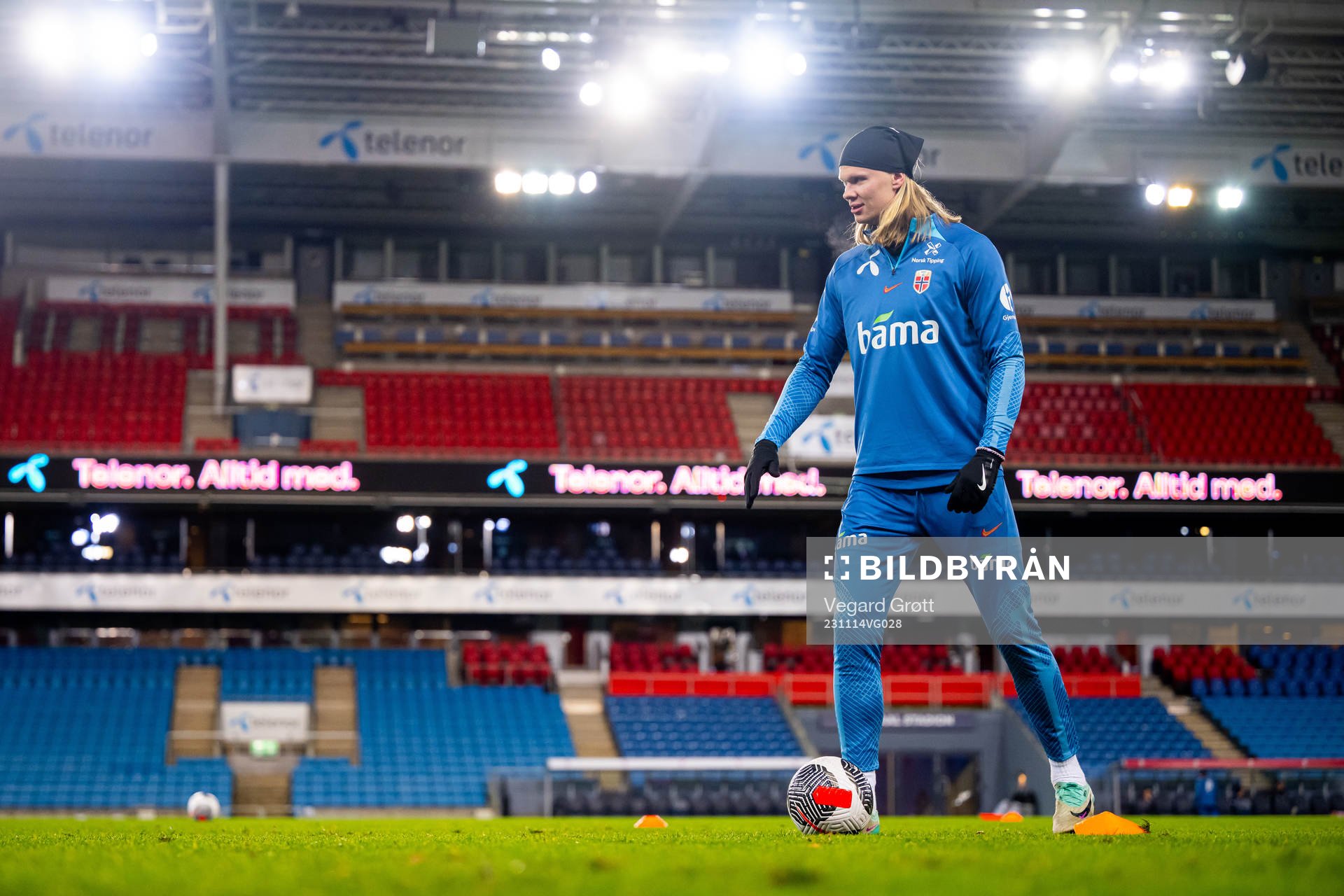 Erling Braut Haaland of the Norwegian national football team