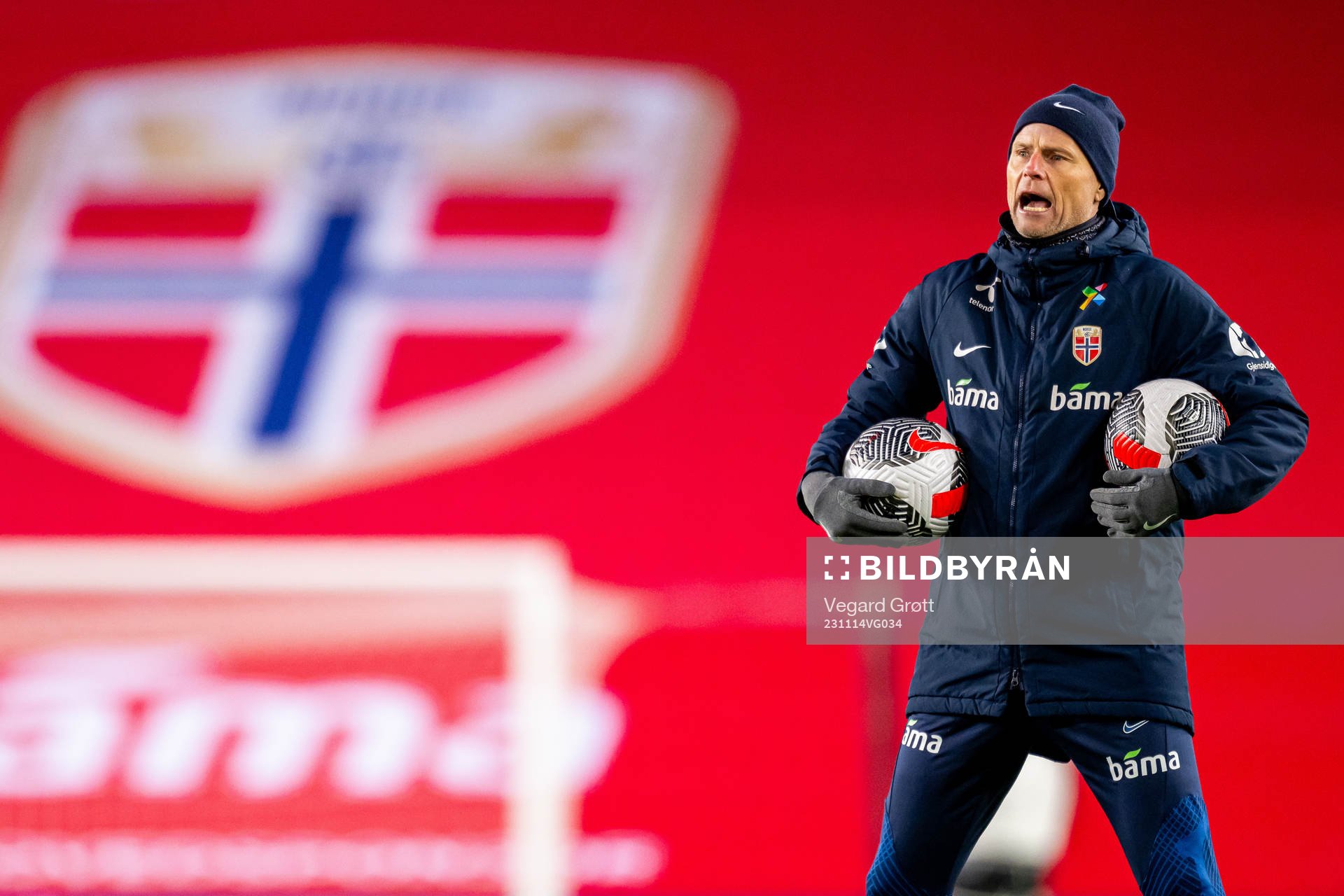 Ståle Solbakken, head coach of the Norwegian national