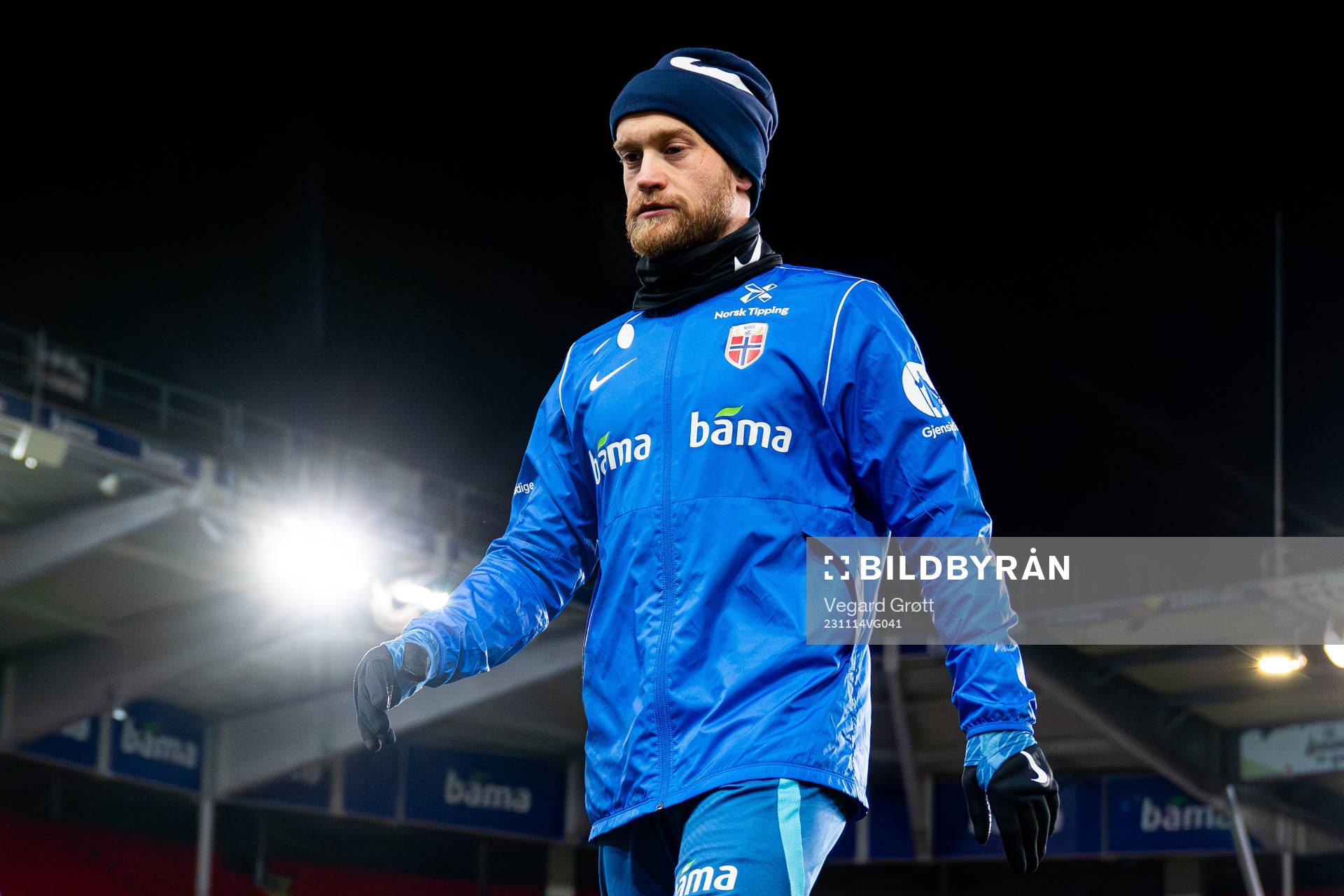 Bård Finne of the Norwegian national football team