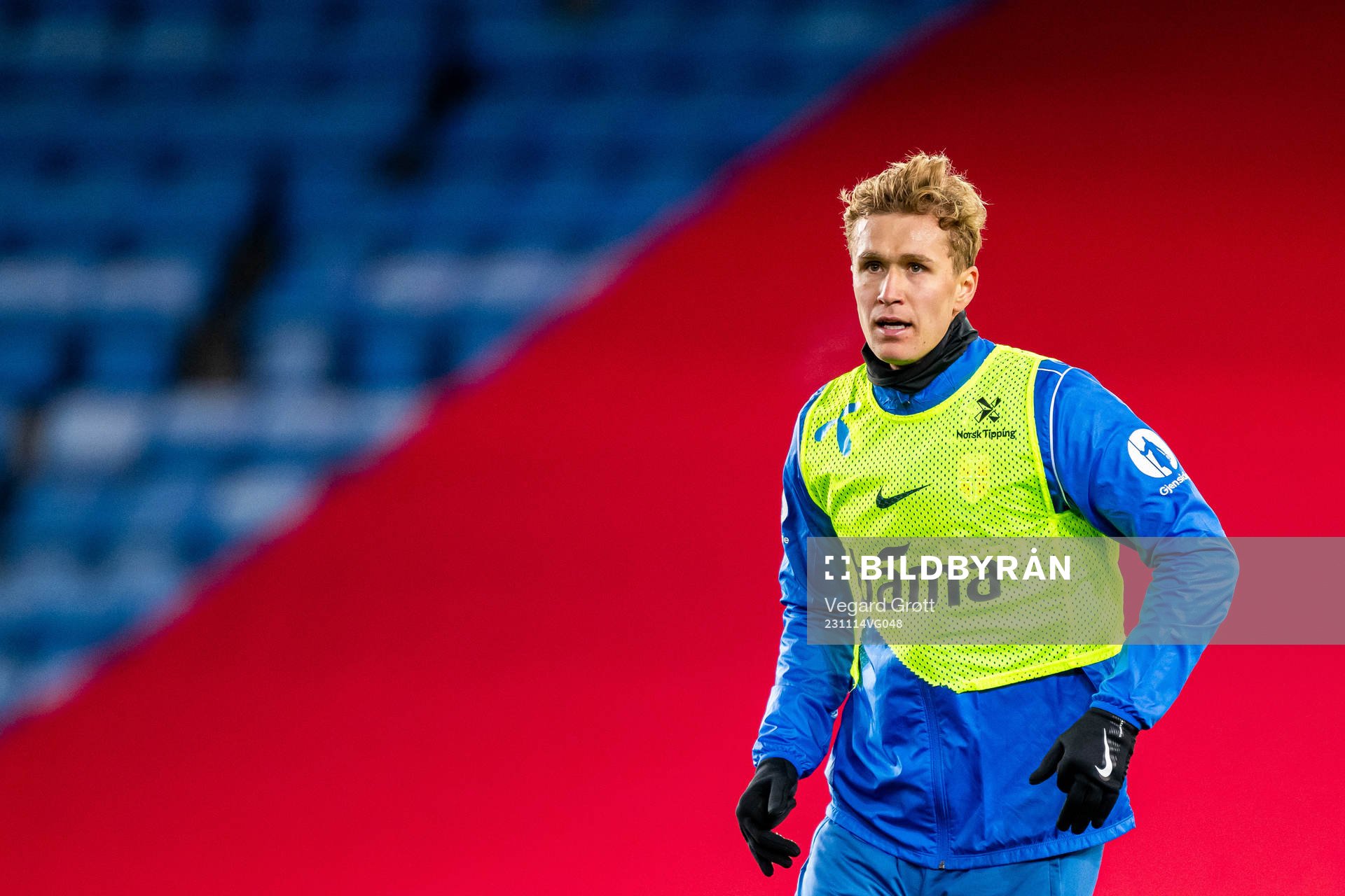 Ola Solbakken of the Norwegian national football team