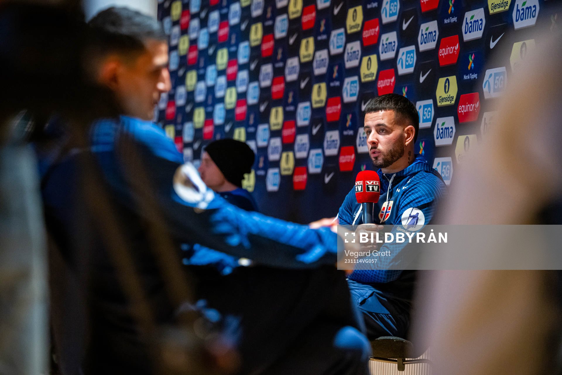 Aron Dønnum of the Norwegian national football team