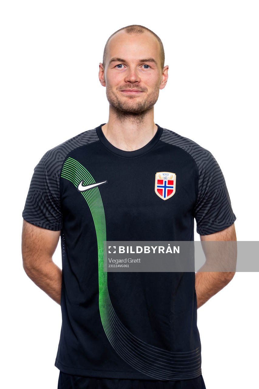 Goalkeeper Viljar Myhra of the Norwegian national football
