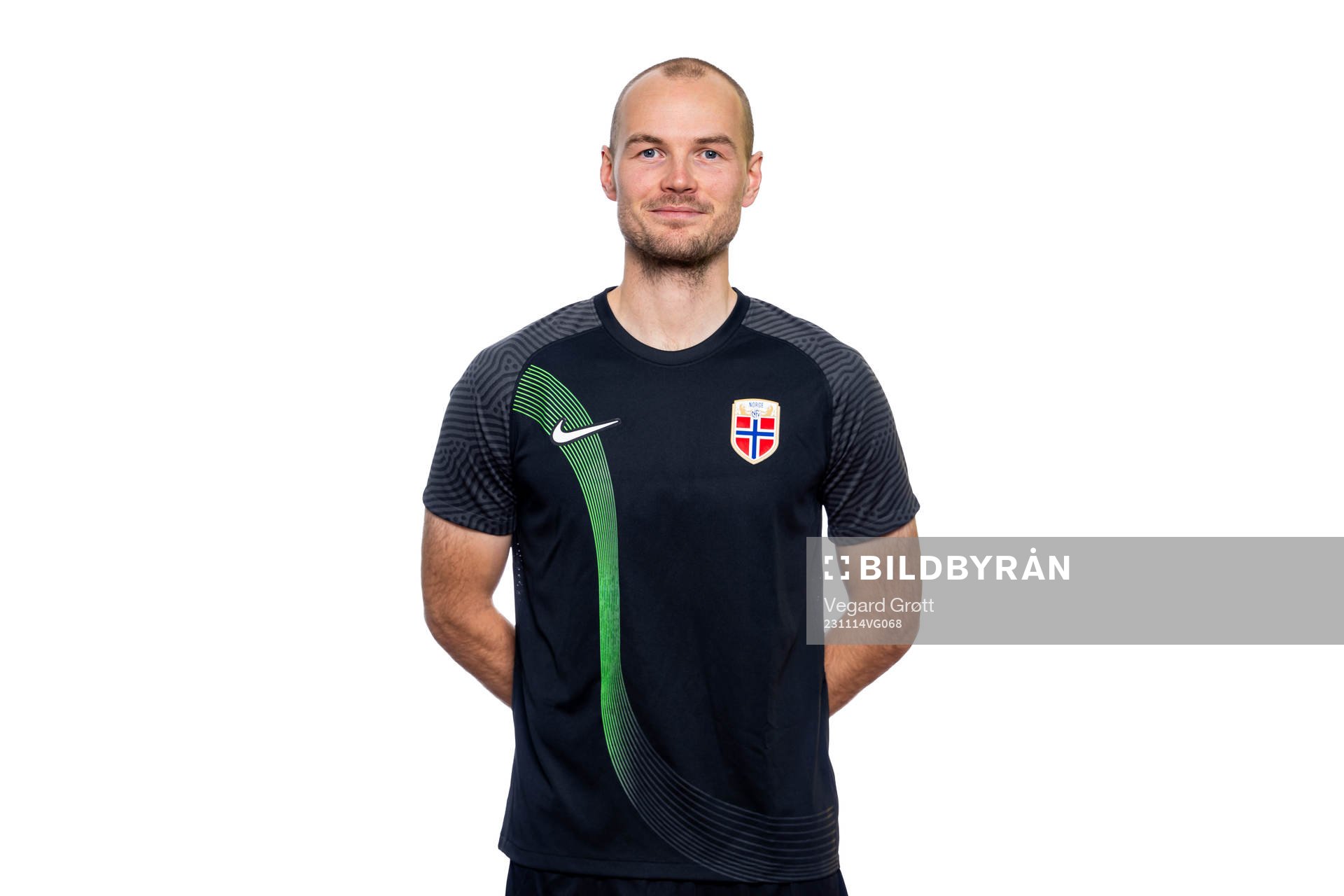 Goalkeeper Viljar Myhra of the Norwegian national football