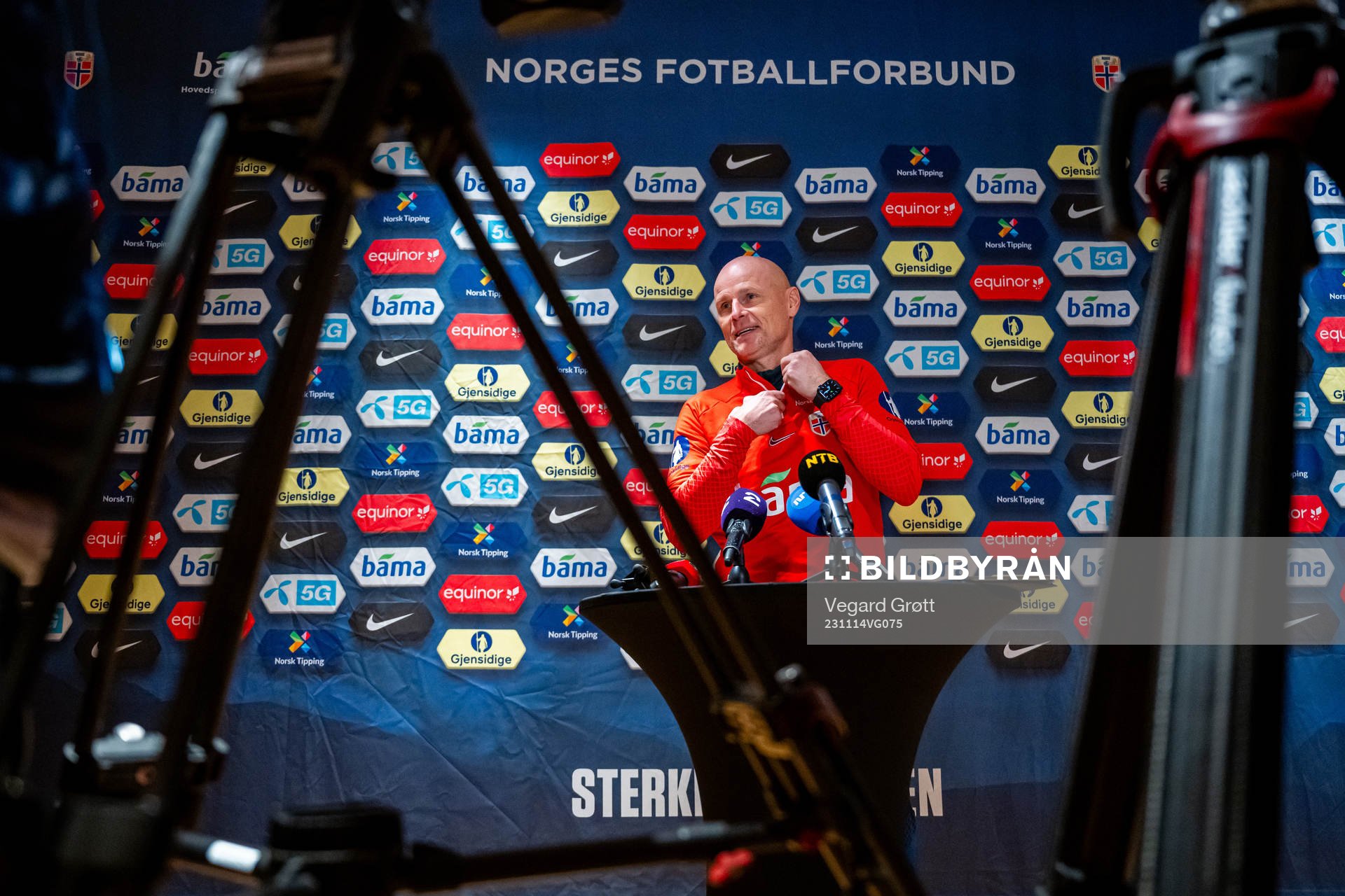 Ståle Solbakken, head coach of the Norwegian national