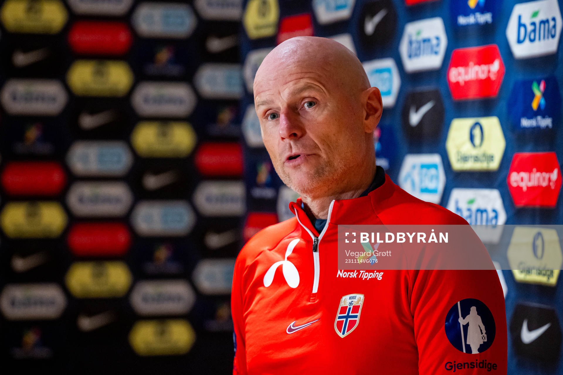 Ståle Solbakken, head coach of the Norwegian national