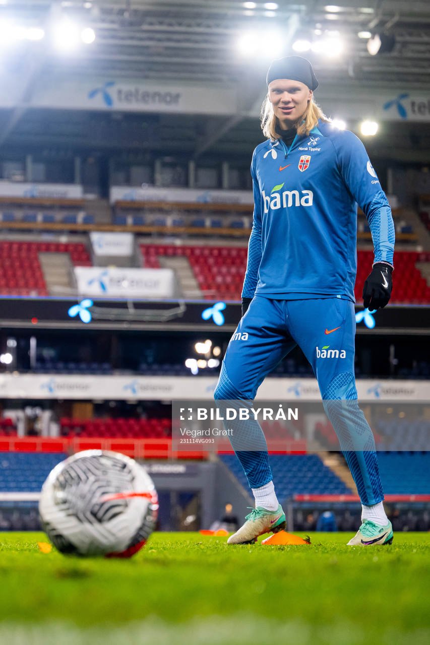 Erling Braut Haaland of the Norwegian national football team