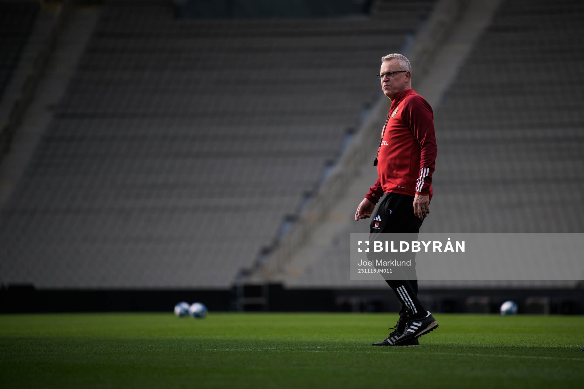 Head coach Janne Andersson of the Swedish national football