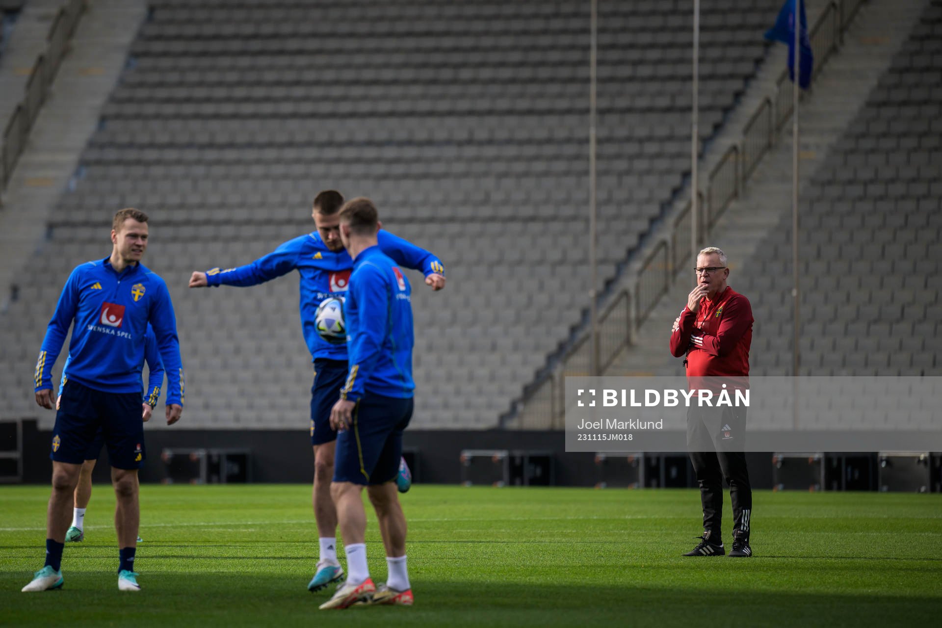 Head coach Janne Andersson of the Swedish national football