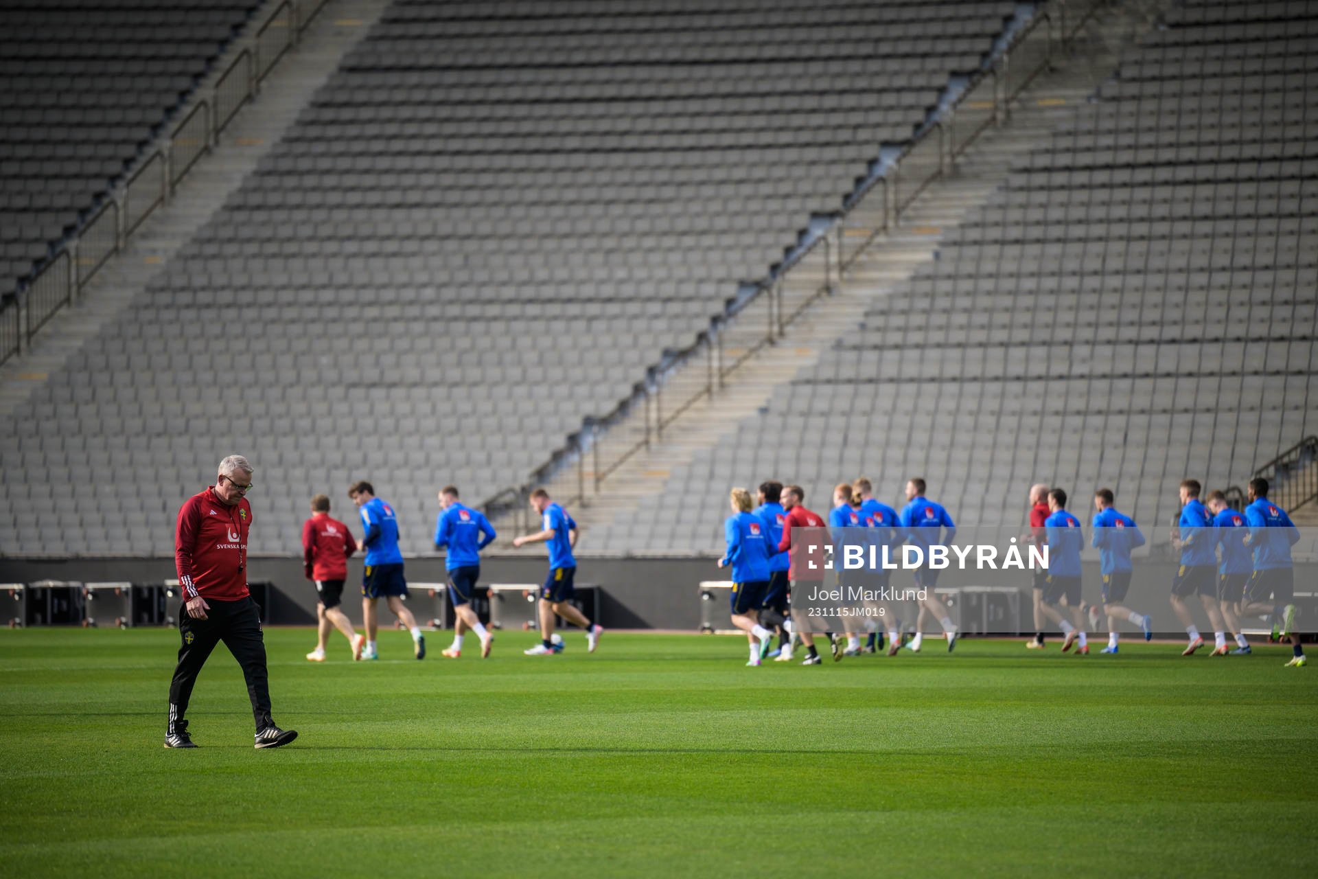 Head coach Janne Andersson of the Swedish national football