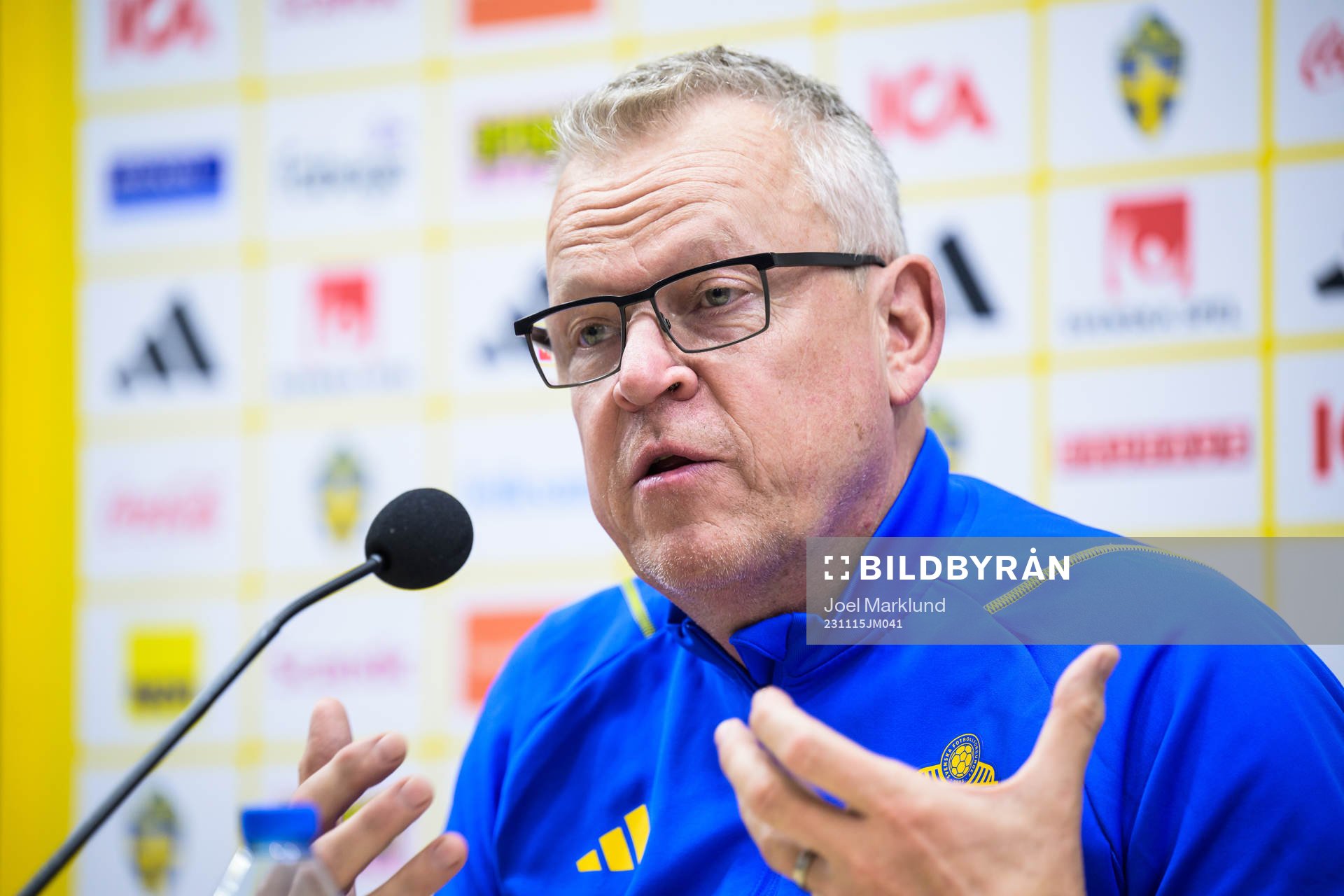 Head coach Janne Andersson of the Swedish national football