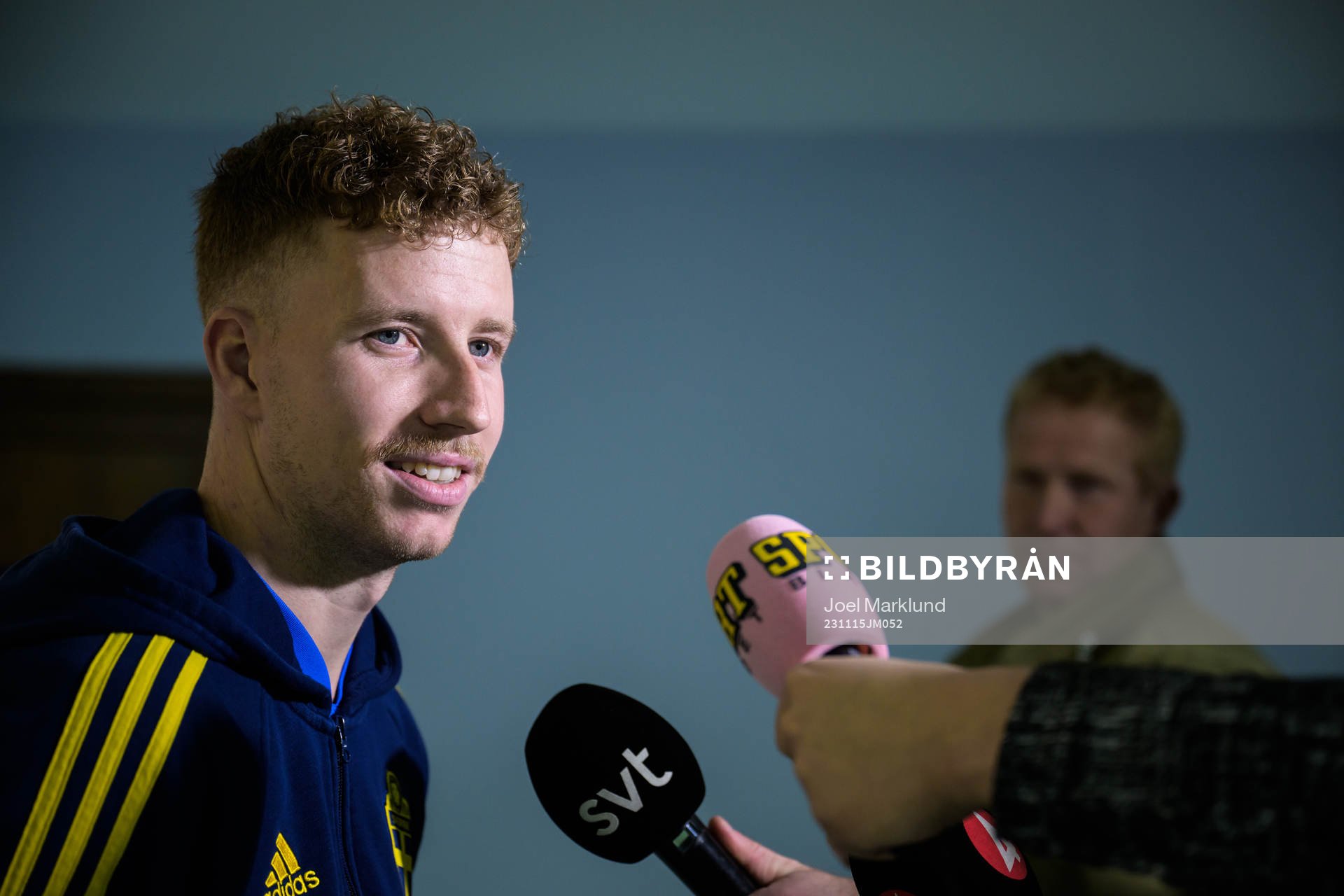 Samuel Gustafson of the Swedish national football team