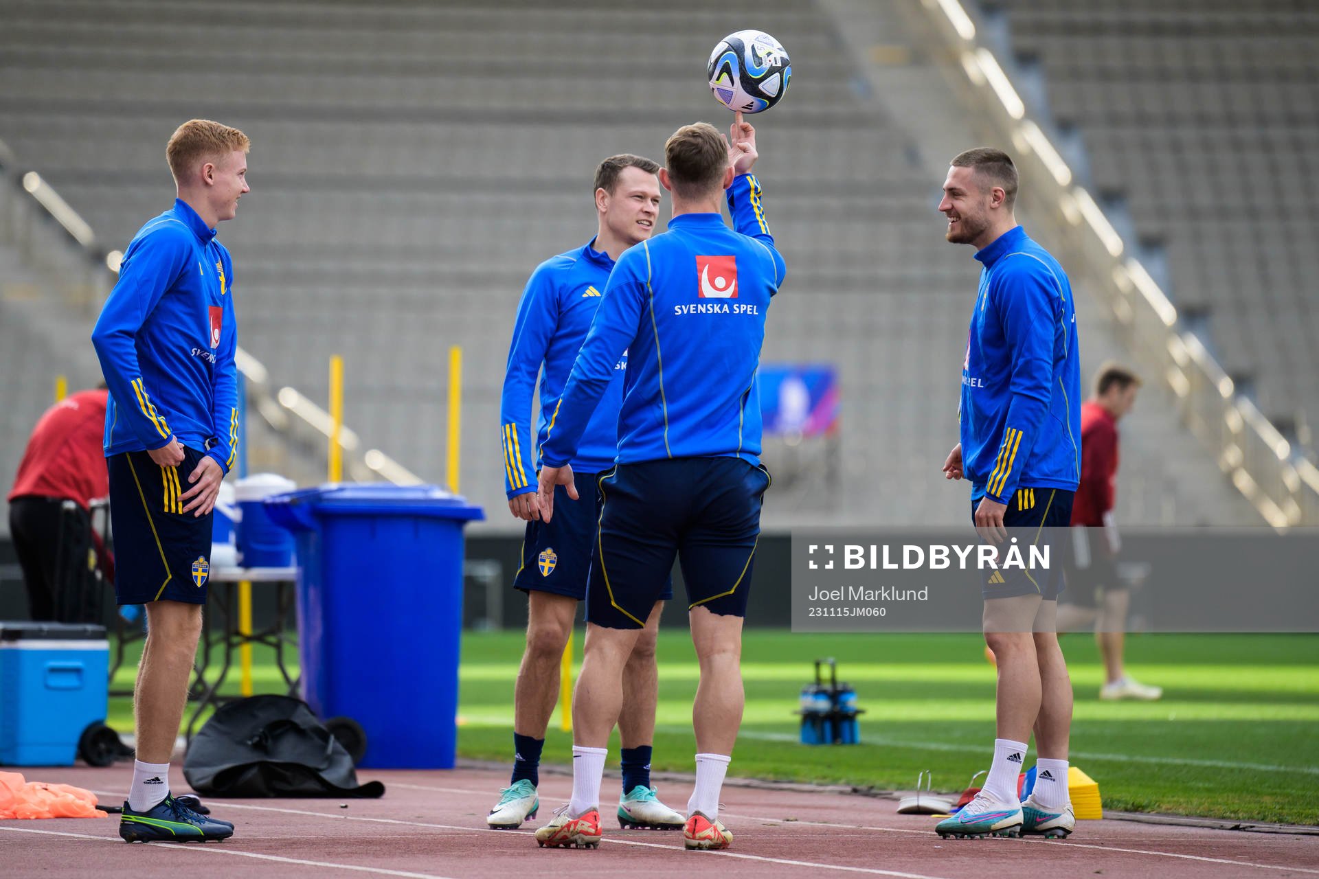 Hugo Larsson, Viktor Claesson, Emil Krafth and Mattias