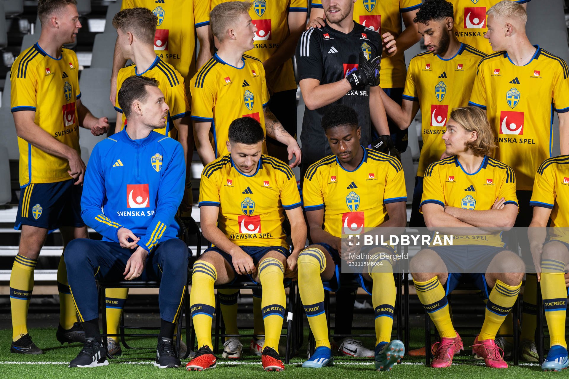 Head coach Daniel Bäckström, Roony Bardghji, Josafat