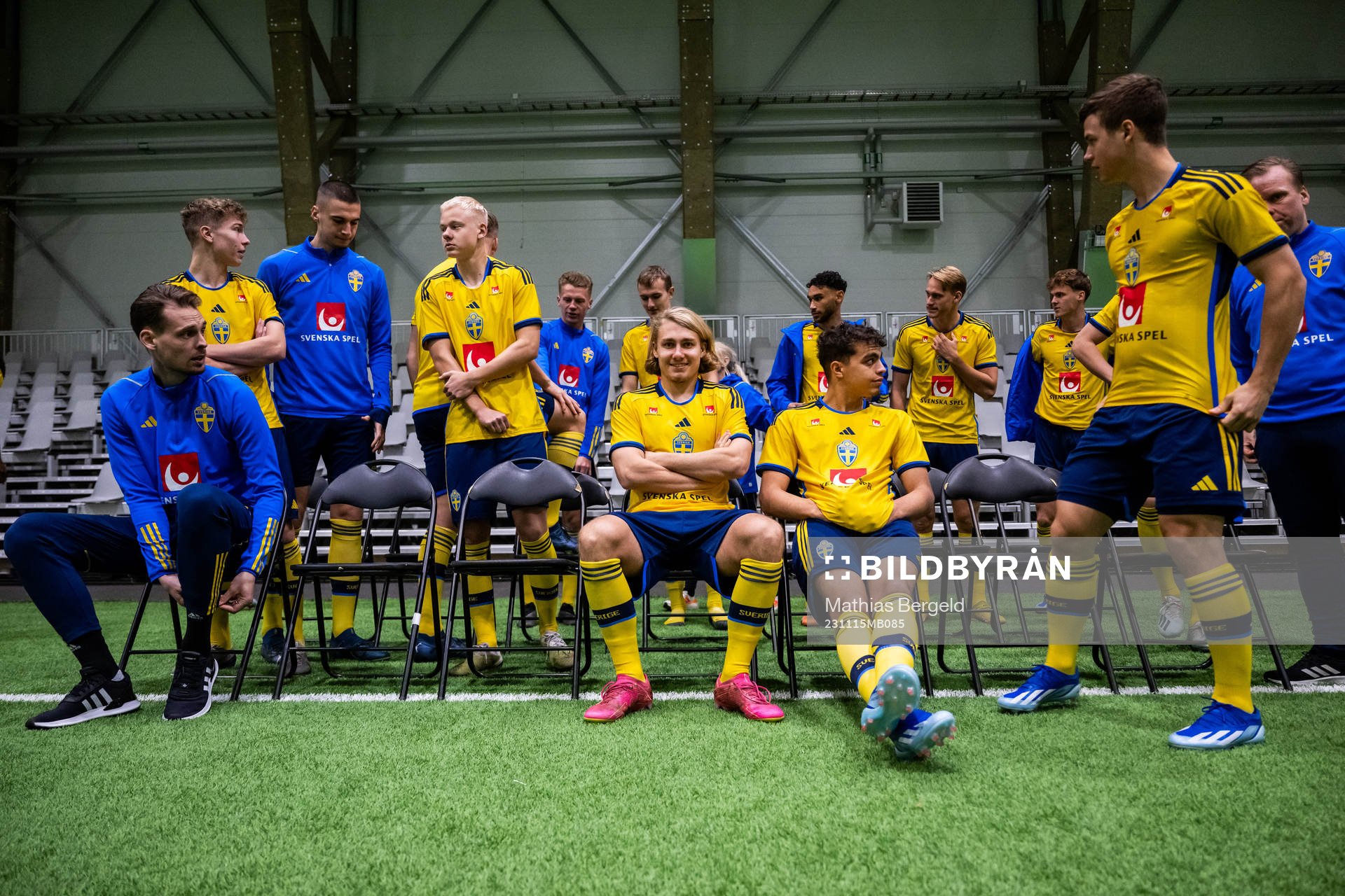 Head coach Daniel Bäckström, Sebastian Nanasi, Yasin