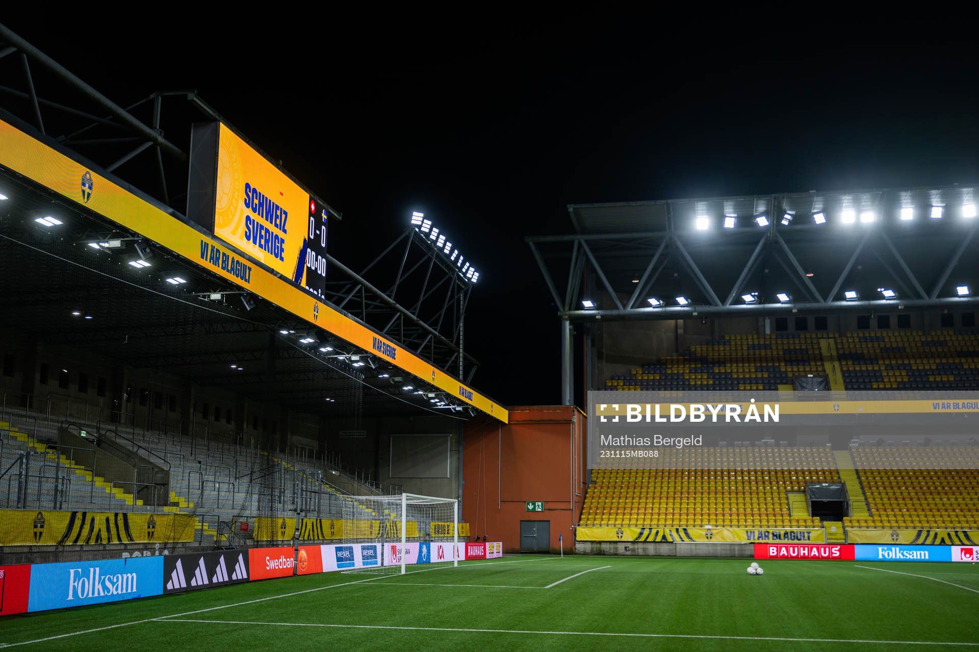 Ledskärm på Borås Arena